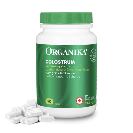 Organika Colostrum (Bovine)- Immune Support, Grass-Fed- 90caps 🍁 All In One Marketplace Canada