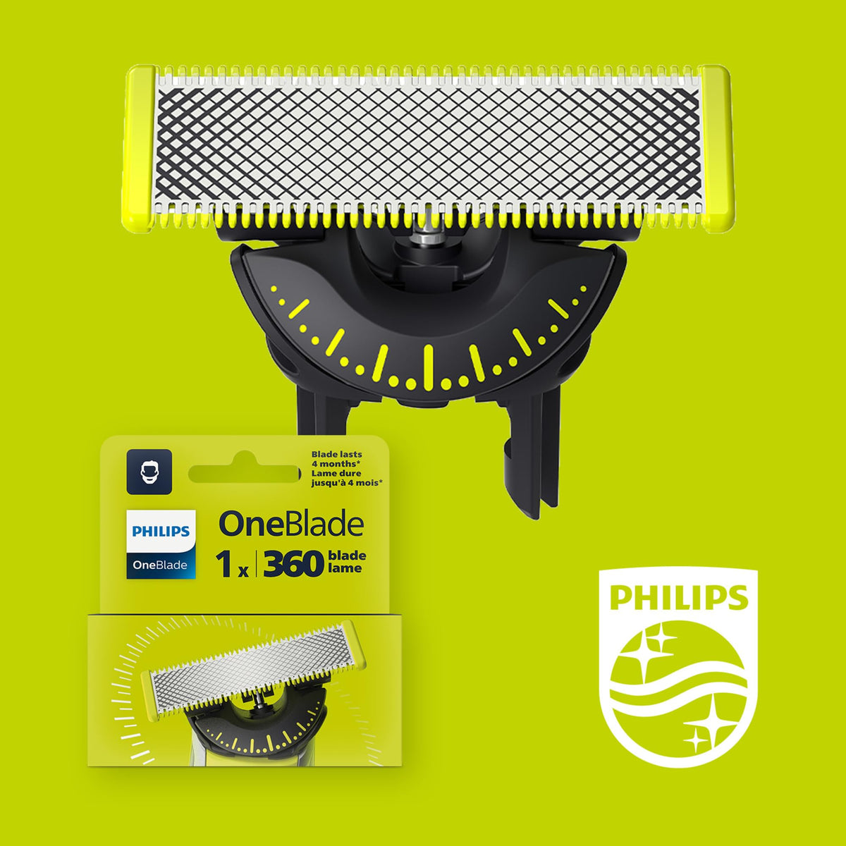 Philips OneBlade 360 flex blade, 4 pack, QP440/50 🍁 All In One Marketplace Canada