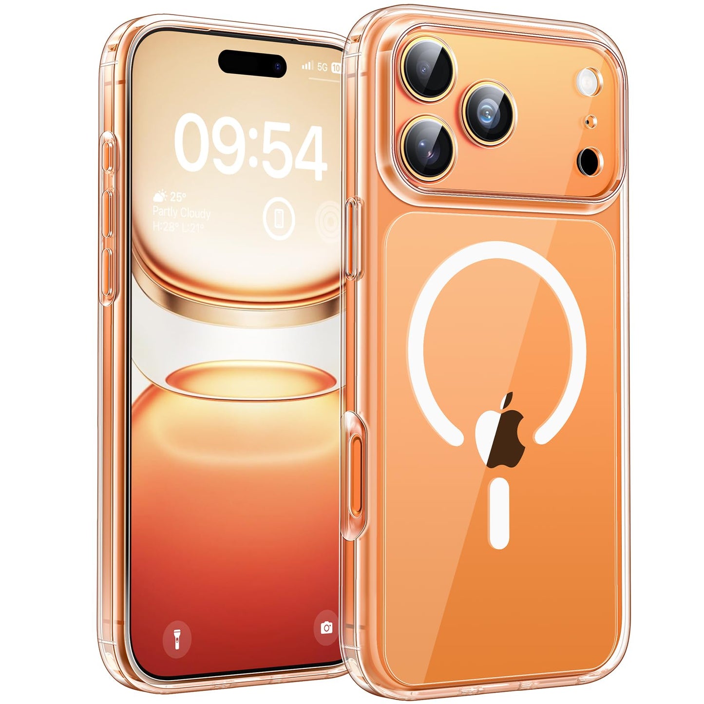 TOCOL Clear Case for iPhone 17 Pro Max, Upgraded Full Camera Protection, Compatible with Magsafe, Shockproof Magnetic Phone Case for 17 ProMax 6.9 inch, Anti-Yellowing (Clear) 🍁 All In One Marketplace Canada