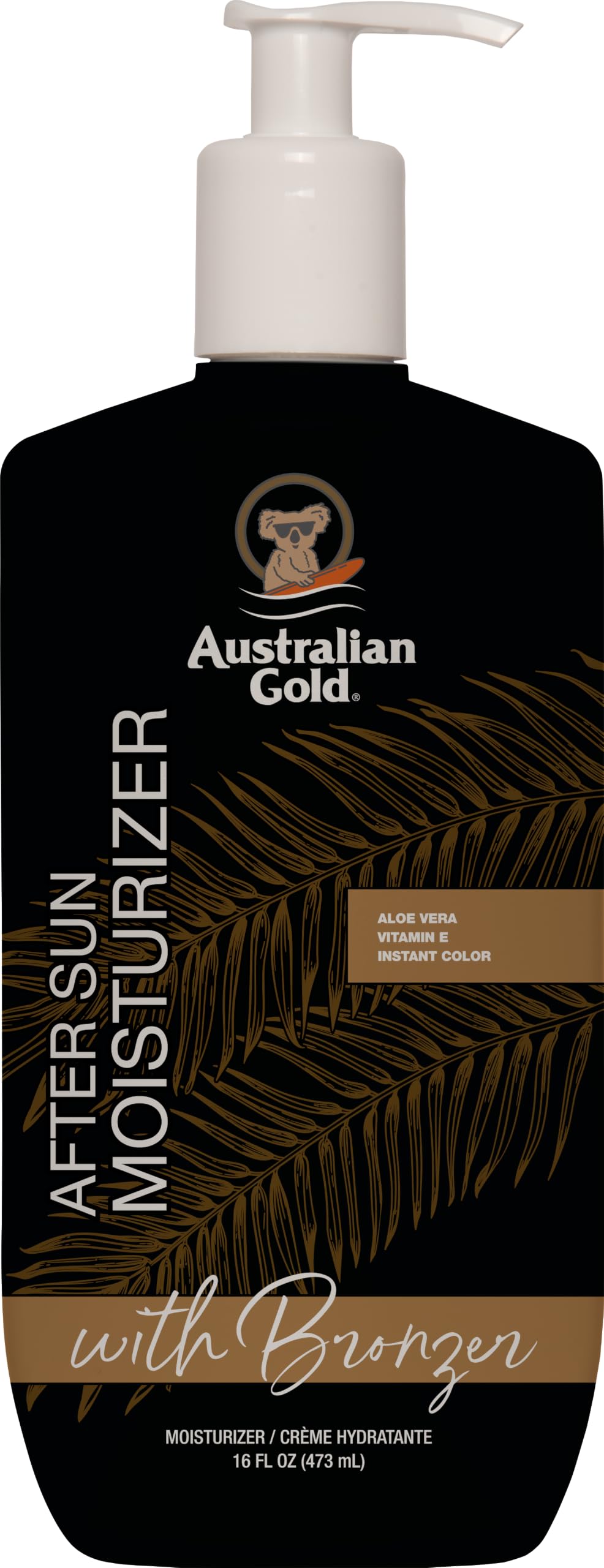 Australian Gold After Sun Moisturizer with Bronzer 16oz-473ML Aloe, Vitamin E, Instant Colour, Moisturizing Cream, Cocoa Dreams Scent 🍁 All In One Marketplace Canada