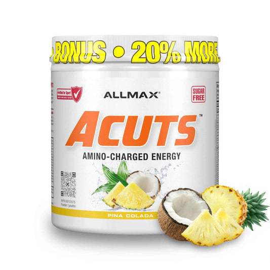 ALLMAX ACUTS Amino Energy Powder, Pina Colada, 30 Servings 🍁 All In One Marketplace Canada
