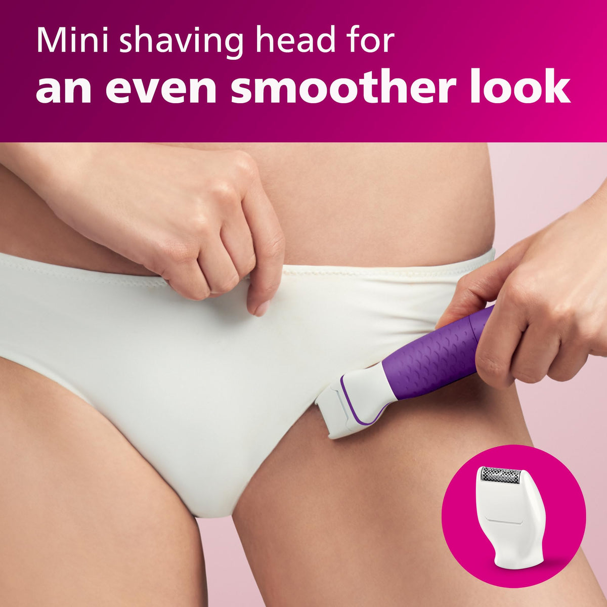Philips BikiniGenie Cordless Women's Bikini Line Trimmer, BRT383/50, 3 Count (Pack of 1) 🍁 All In One Marketplace Canada