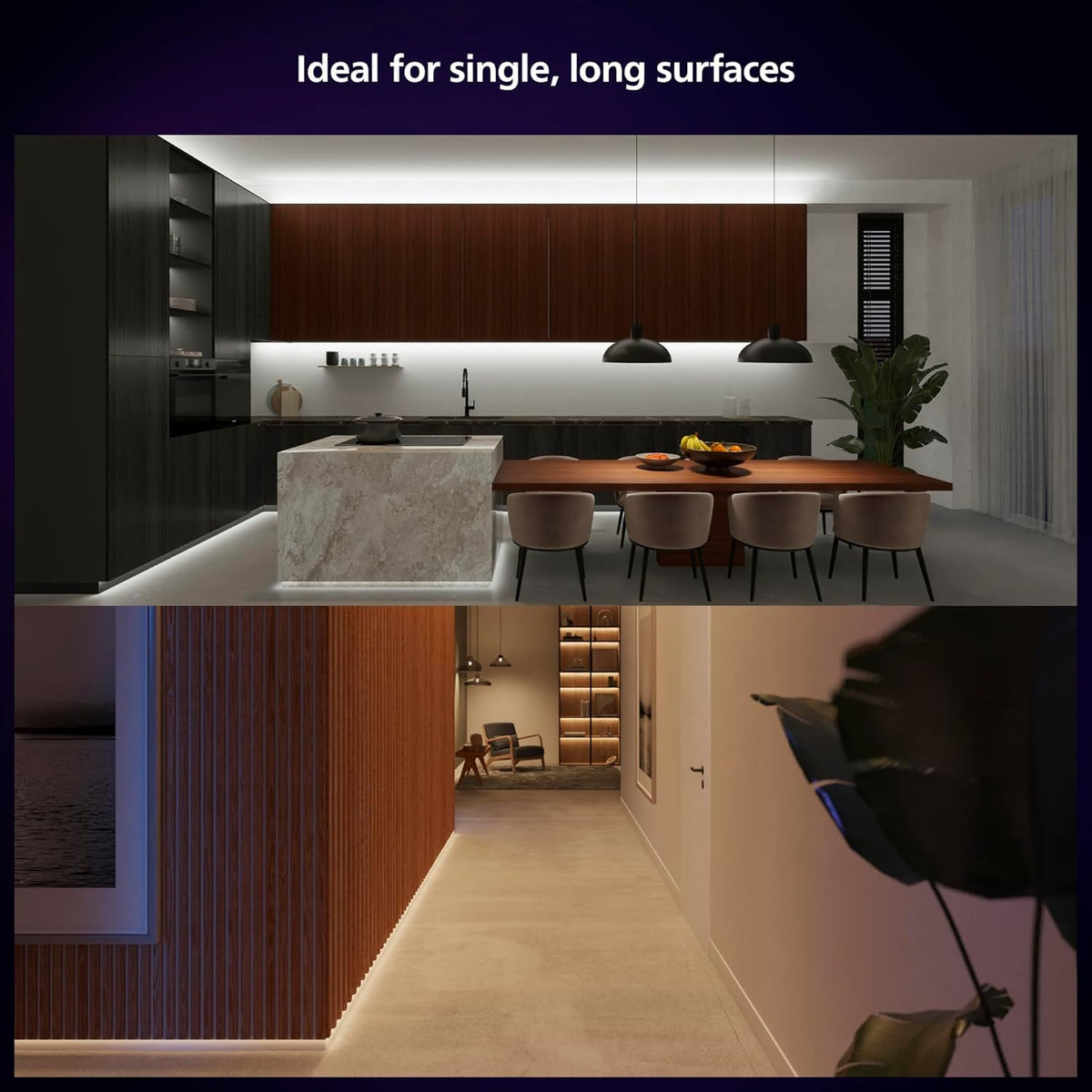 Philips Hue Indoor 5M (16FT) Smart LED Solo lightstrip Base Kit - 1 Pack - Control with Hue App - Compatible with Alexa, Google Assistant and Apple HomeKit 🍁 All In One Marketplace Canada
