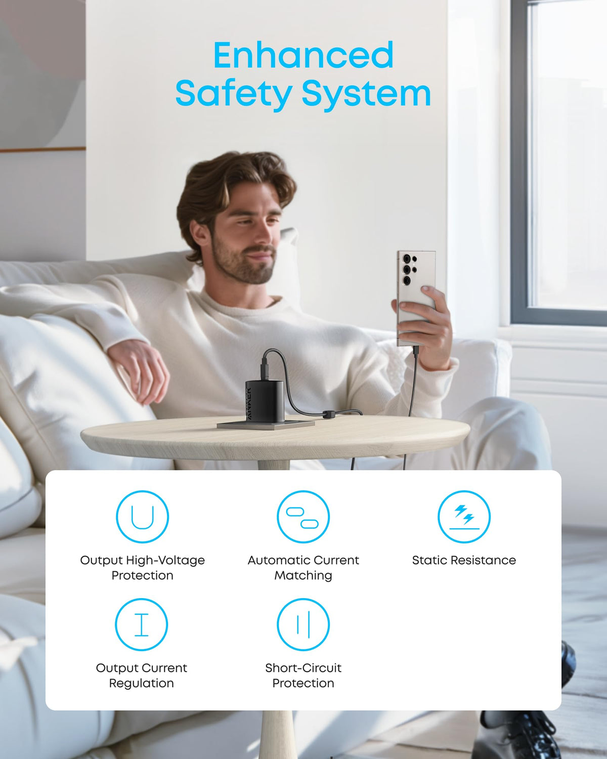 Anker 45W USB C Charger Block, PPS Fast Charger with USB-C Cable for iPhone 17/16/15 and More Series, iPad, Galaxy S24 Ultra (2-Pack 5 ft Cable Included) 🍁 All In One Marketplace Canada