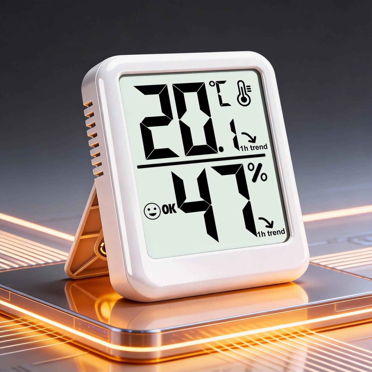 Ayawiss Room Thermometer Indoor Hygrometer with Celsius/Fahrenheit (℃/℉) Switch, Humidity Meter Gauge Digital Temperature and Humidity Sensor Monitor for Home Pets Plants - AAA Battery Included 🍁 All In One Marketplace Canada