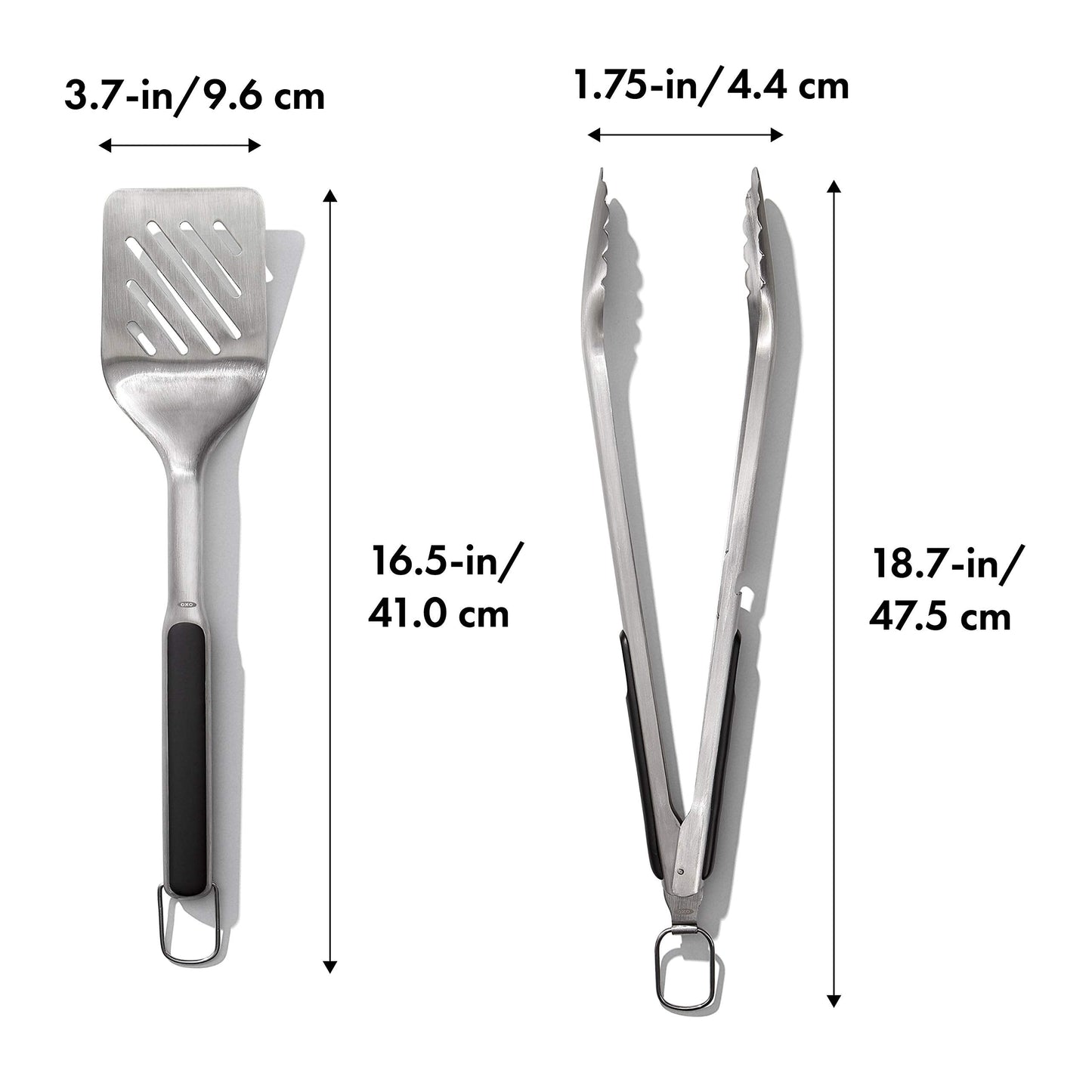 OXO Good Grips Grilling Tools, Tongs and Turner Set, Black 🍁 All In One Marketplace Canada