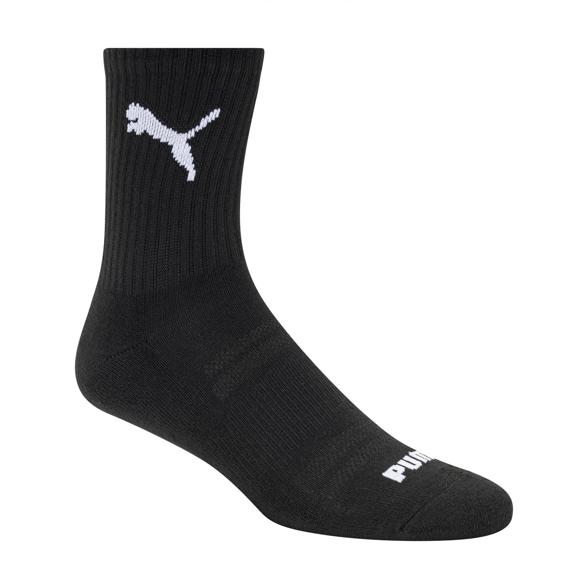 PUMA Men's 8 Pack Athletic Cushioned High Quarter Crew Socks, Black/White, 10-13 🍁 All In One Marketplace Canada
