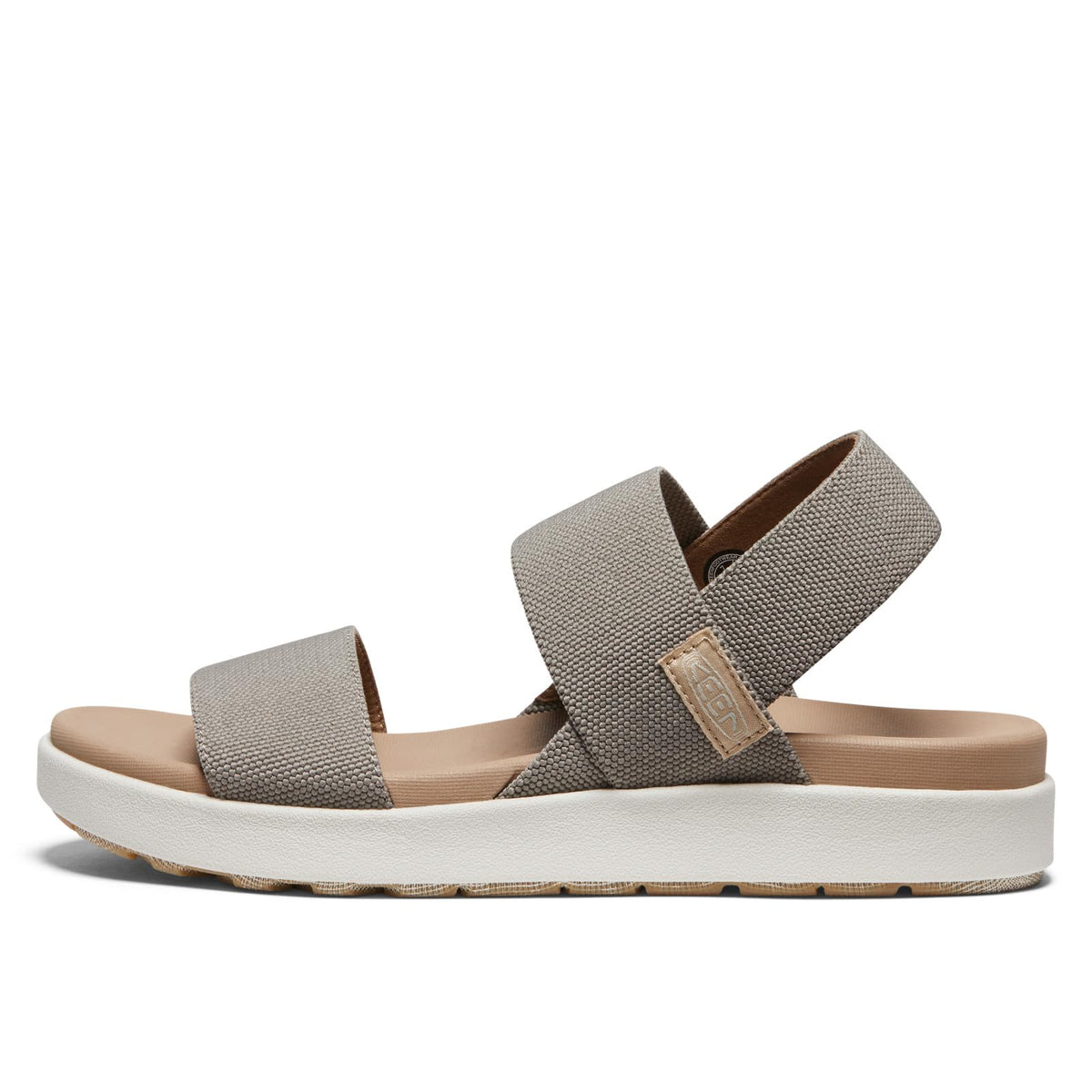 KEEN Women's Elle Backstrap Casual Platform Open Toe Wedge Sandals, Brindle/Birch, 8 🍁 All In One Marketplace Canada