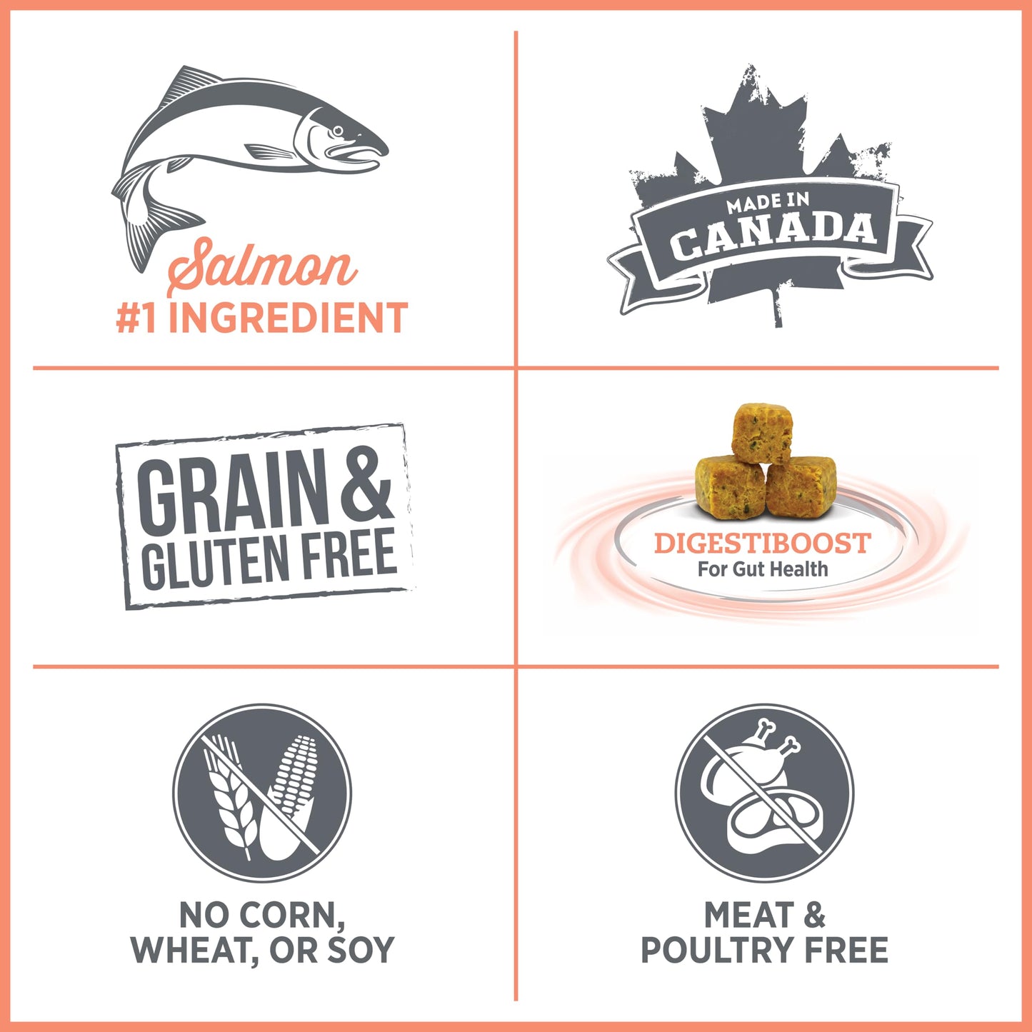 Nutrience Care Sensitive Skin & Stomach Hypoallergenic Adult Dog Food, 10 kg (22 lb), Salmon & Pumpkin, Grain & Gluten Free, Fresh Canadian Protein, Dry Dog Food, Nourriture Pour Chien 🍁 All In One Marketplace Canada
