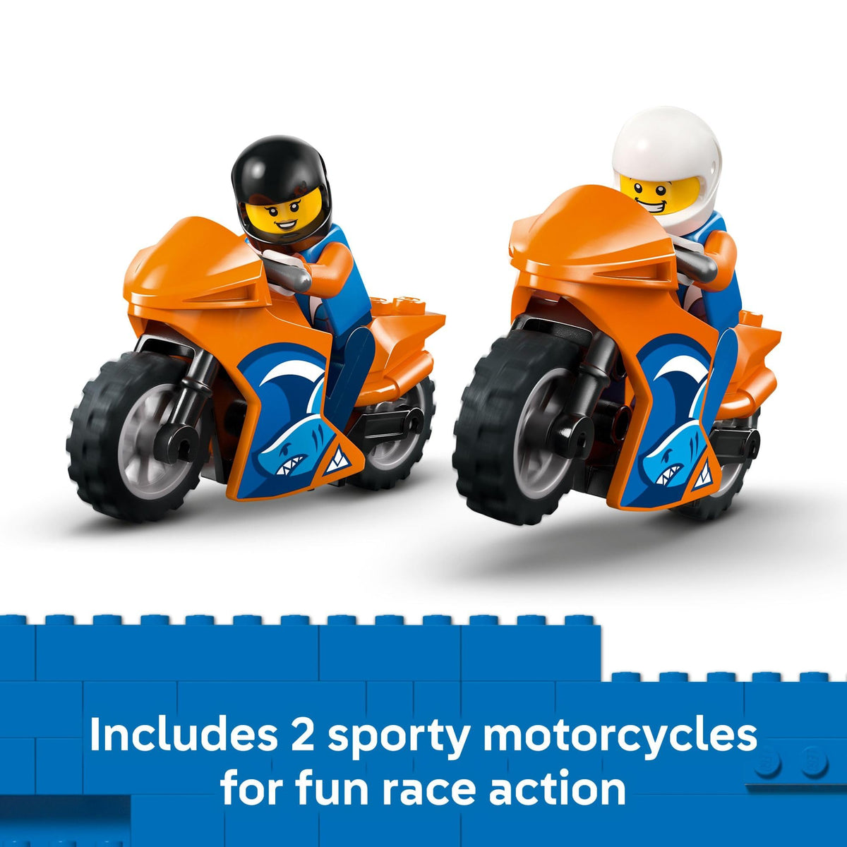 LEGO City Motorcycle Transporter Building Toy for Boys & Girls - Pretend Play Set for Preschool Kids, Ages 4+ - Flatbed Truck Toy W/2 Toy Motorcycles & 2 Minifigures - Gift Idea for Birthdays - 60491 🍁 All In One Marketplace Canada