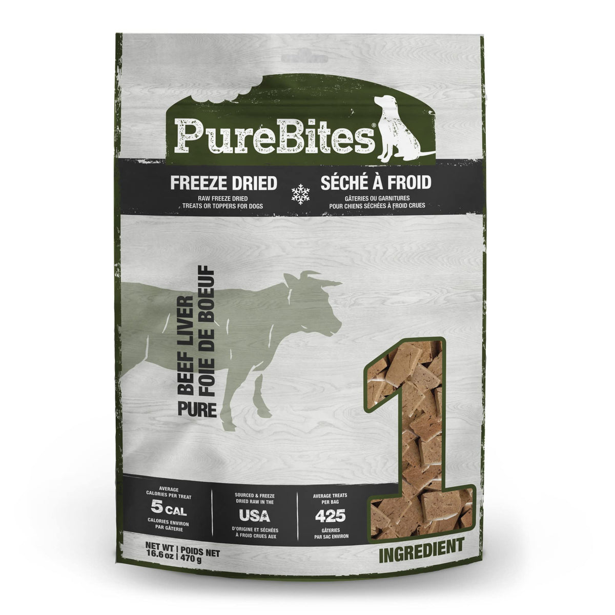 PureBites 1Pb470Bl Beef Liver For Dogs, 16.6Oz / 470G - Super Value Size, (Package May Vary) 🍁 All In One Marketplace Canada