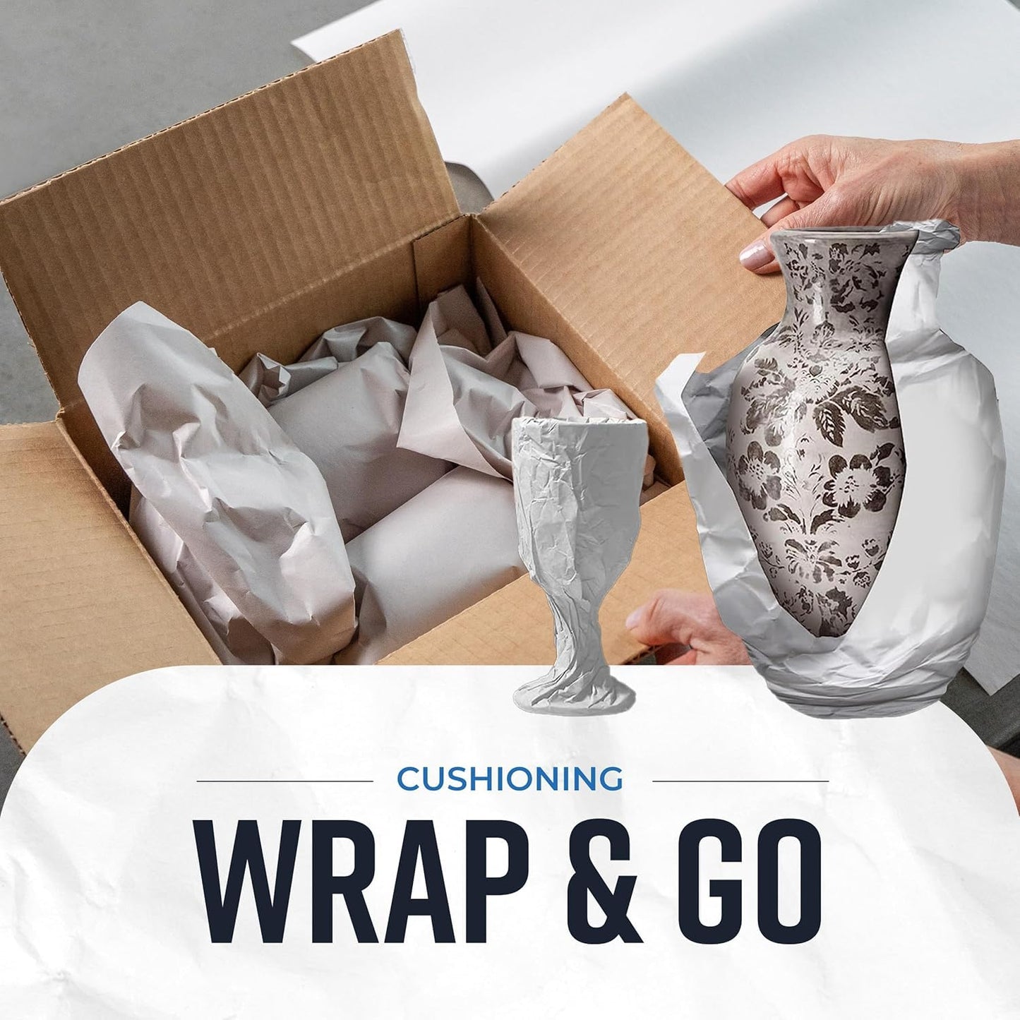 Bryco Goods Newsprint Packing Paper Sheets for Moving - 5lb - 160 Sheets - Moving & Shipping Supplies - 27" x 17" - Wrapping & Protecting Fragile Items - Newspaper Paper 🍁 All In One Marketplace Canada