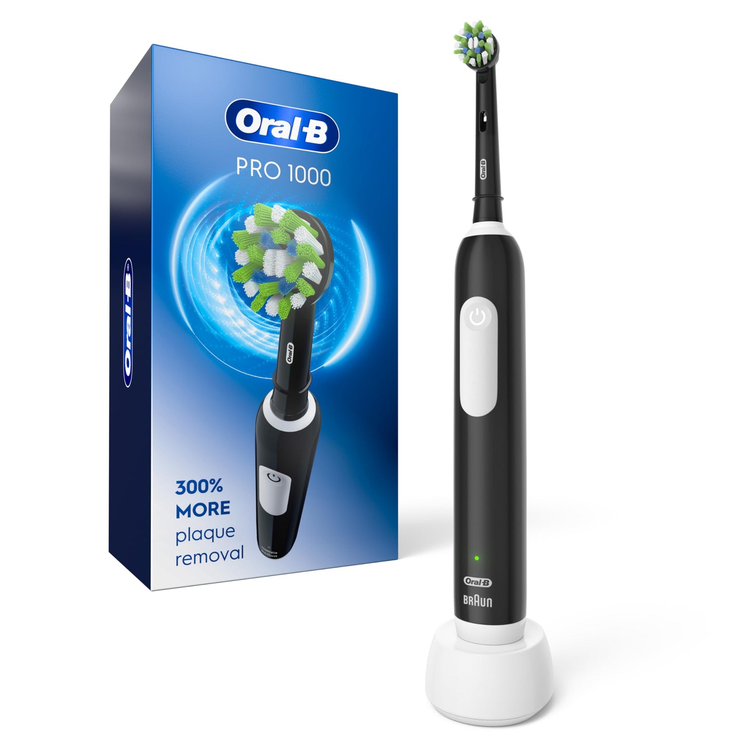 Oral-B Pro 1000 Electric Toothbrush, Black, Rechargeable Power Toothbrush with 1 Brush Head 🍁 All In One Marketplace Canada