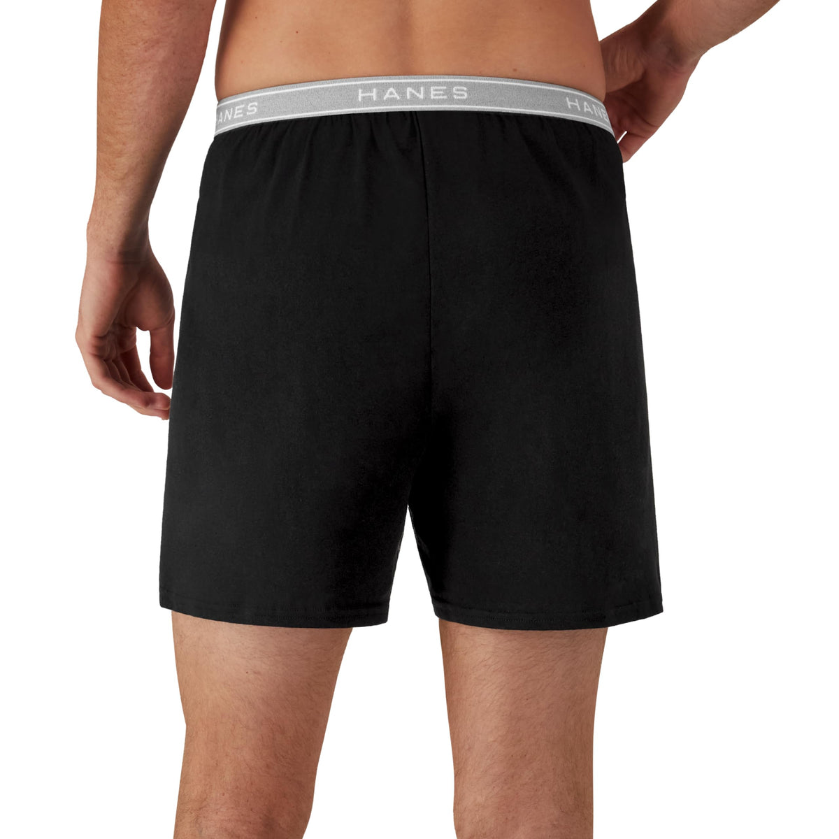 Hanes Mens Exposed Waistband Knit - Multiple Packs Available Boxer Shorts, Assorted 5 Pack, X-Large US 🍁 All In One Marketplace Canada