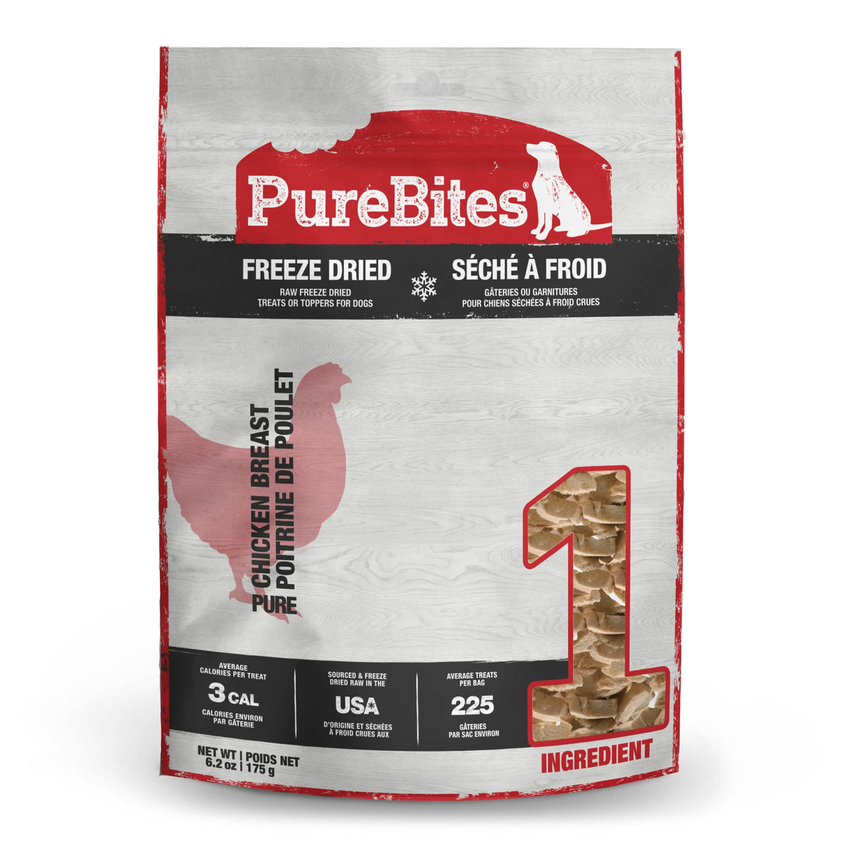 Purebites Chicken Breast for Dogs, 6.2Oz / 175G - Value Size 🍁 All In One Marketplace Canada
