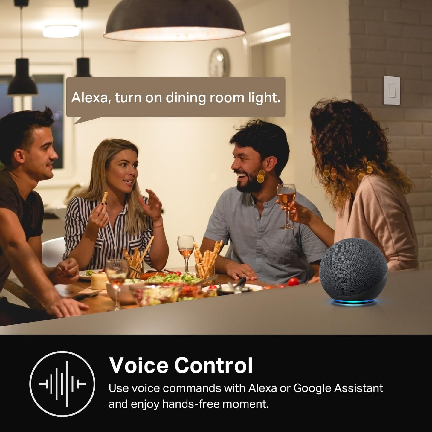 Kasa Smart Light Switch HS200, Single Pole, Needs Neutral Wire, 2.4GHz Wi-Fi Light Switch Works with Alexa and Google Home, UL Certified, No Hub Required, White ( Packaging May Vary ) 🍁 All In One Marketplace Canada