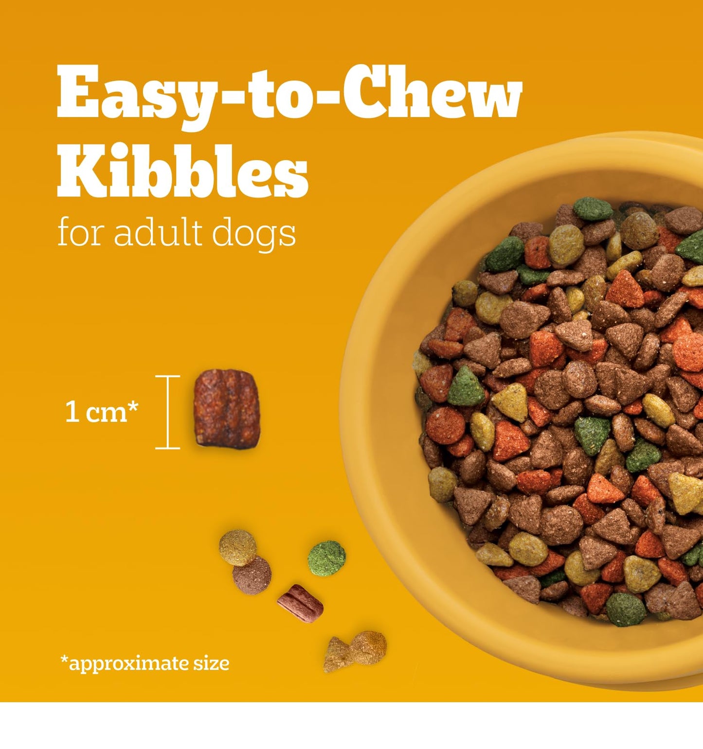PEDIGREE Vitality+ Dry Food for Adult Dogs, Hearty Beef & Vegetable Flavour, 20kg Bag 🍁 All In One Marketplace Canada