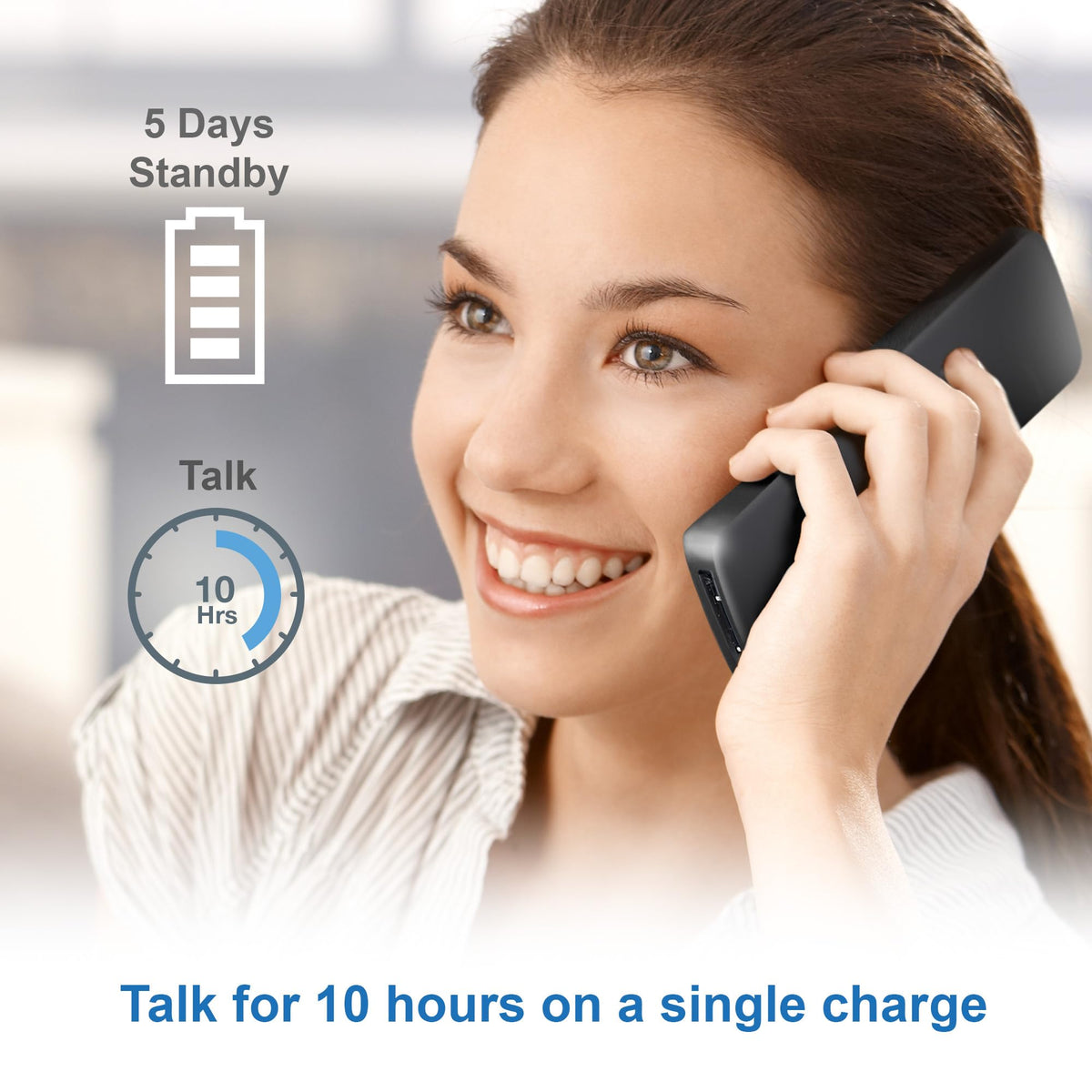 AT&T GL2101-2 DECT 6.0 Cordless Home Phone 2-Handset with Call Block, Caller ID, Full-Duplex Handset Speakerphone, 2" White Backlit Display, Lighted Keypad, Graphite & Black 🍁 All In One Marketplace Canada