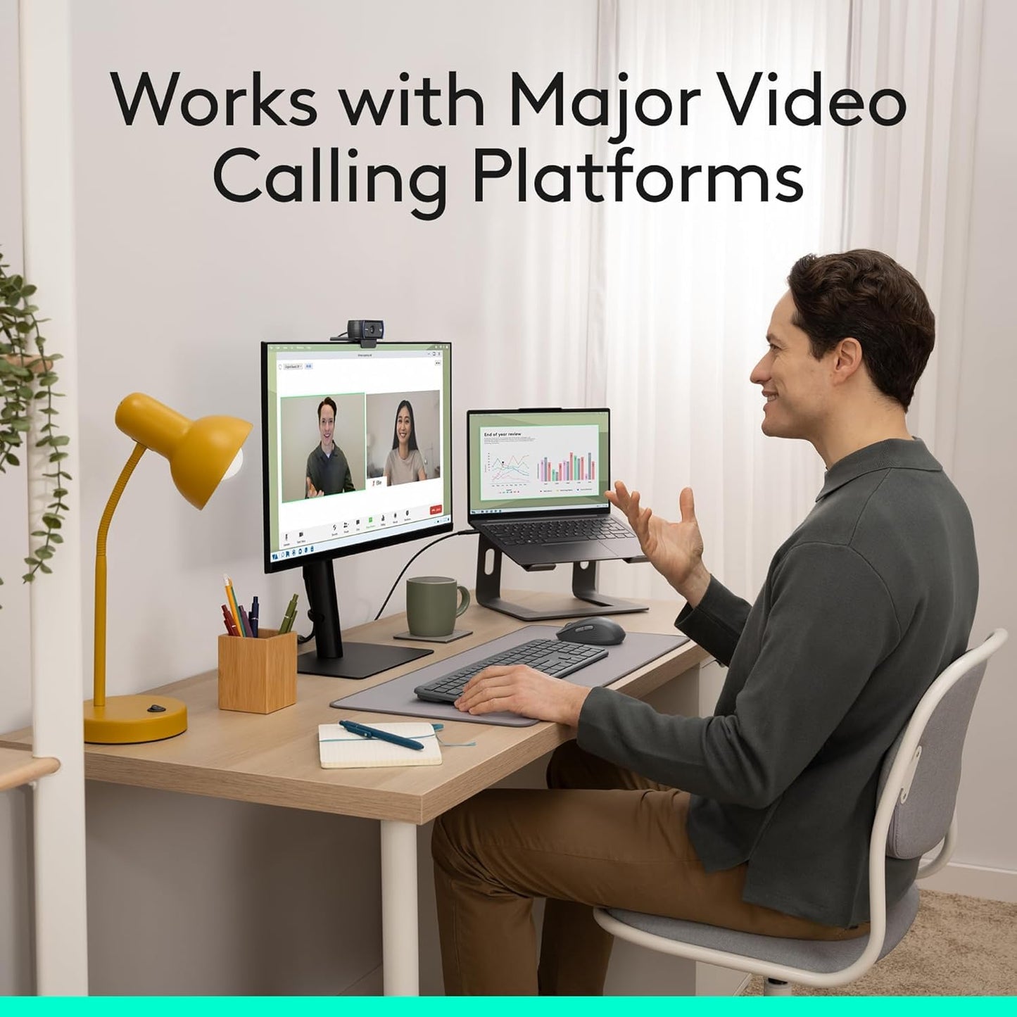 Logitech C920x HD Pro PC Webcam, Full HD 1080p/30fps Video, Clear Audio, HD Light Correction, Works with Microsoft Teams, Google Meet, Zoom, Nintendo Switch 2’s New GameChat Mode, Mac/Tablet- Black 🍁 All In One Marketplace Canada
