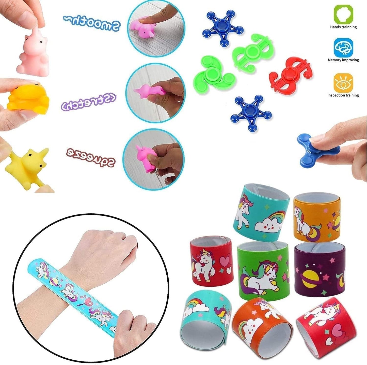 124 Pcs Party Favors for Kids 6-8 8-12, Birthday Gifts, Treasure Chest Toys, Carnival Prizes, School Classroom Party Supplies, Pinata Filler, Stocking Stuffers, Goodie Bag Items for Kids 🍁 All In One Marketplace Canada