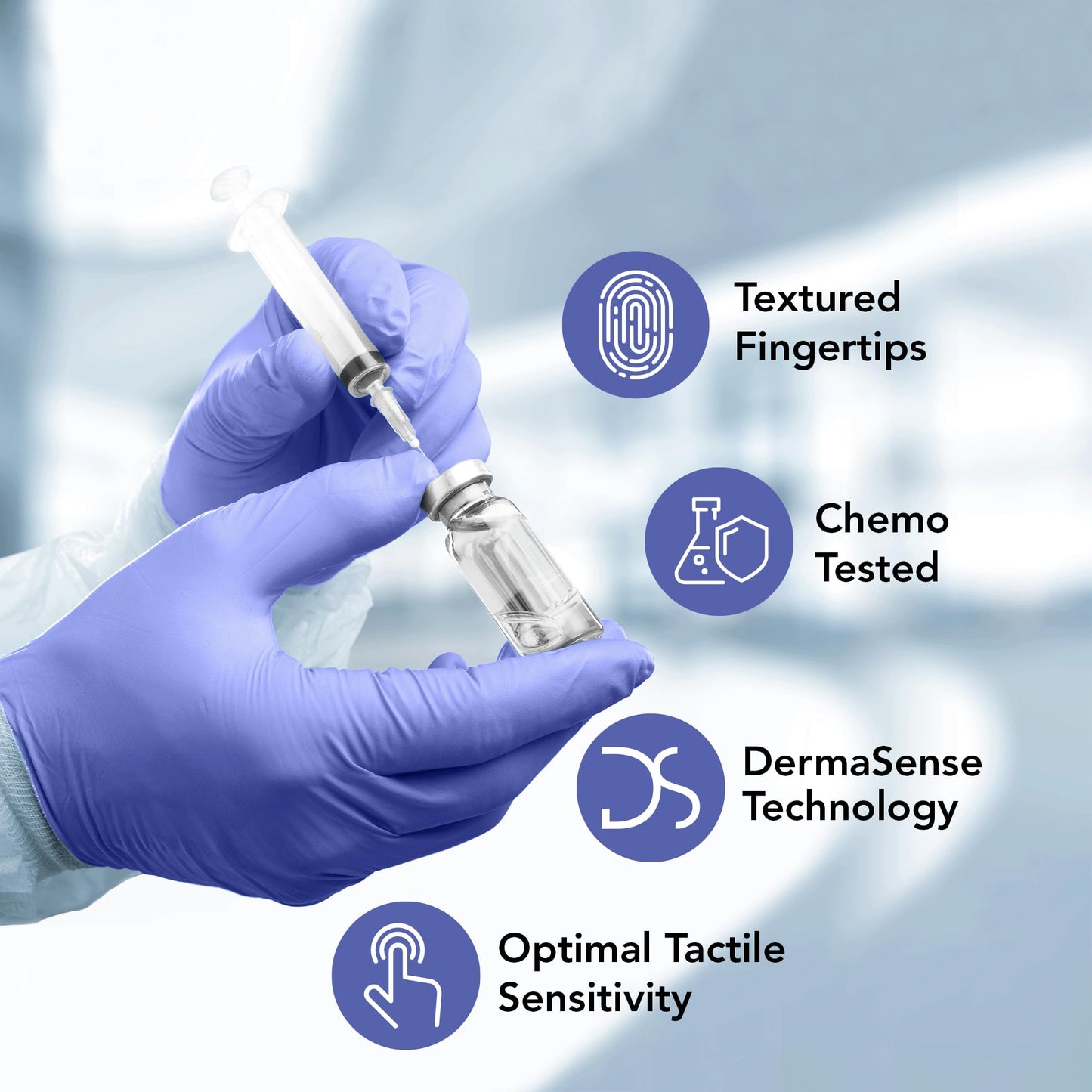 Medicom AssureTouch Pure Nitrile Medical Exam Gloves, Medium 3-Mil 200 Count, Disposable Latex Free Gloves, Powder Free 🍁 All In One Marketplace Canada