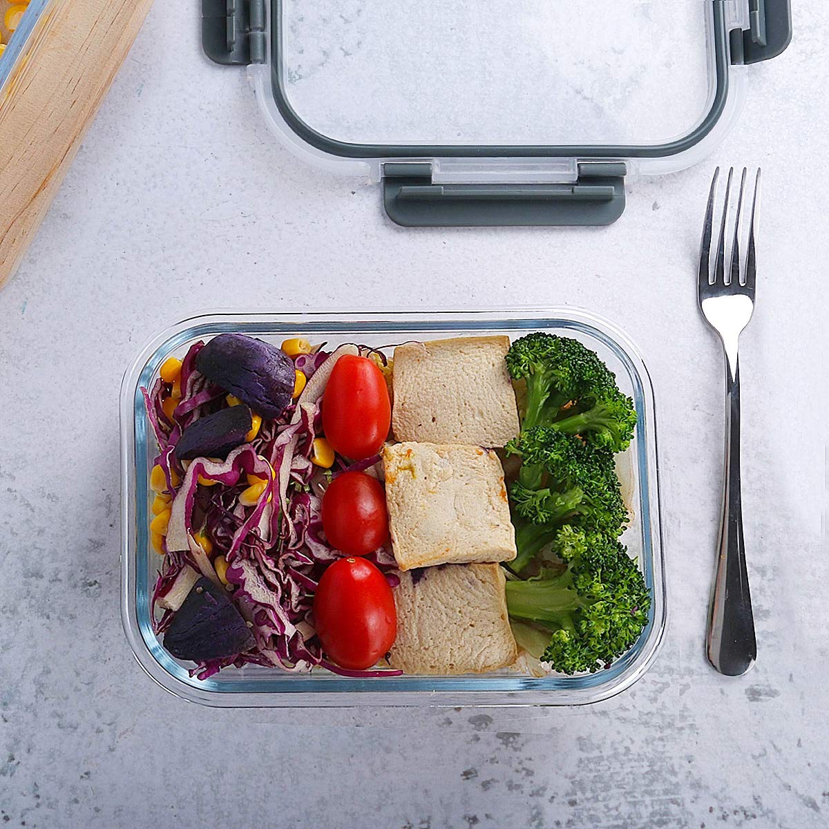 [10-Pack] MCIRCO Glass Meal Prep Containers With Lids, Food Storage With Snap Locking Lids, Airtight Lunch Boxes, Microwave, Oven, Freezer and Dishwasher Safe 🍁 All In One Marketplace Canada