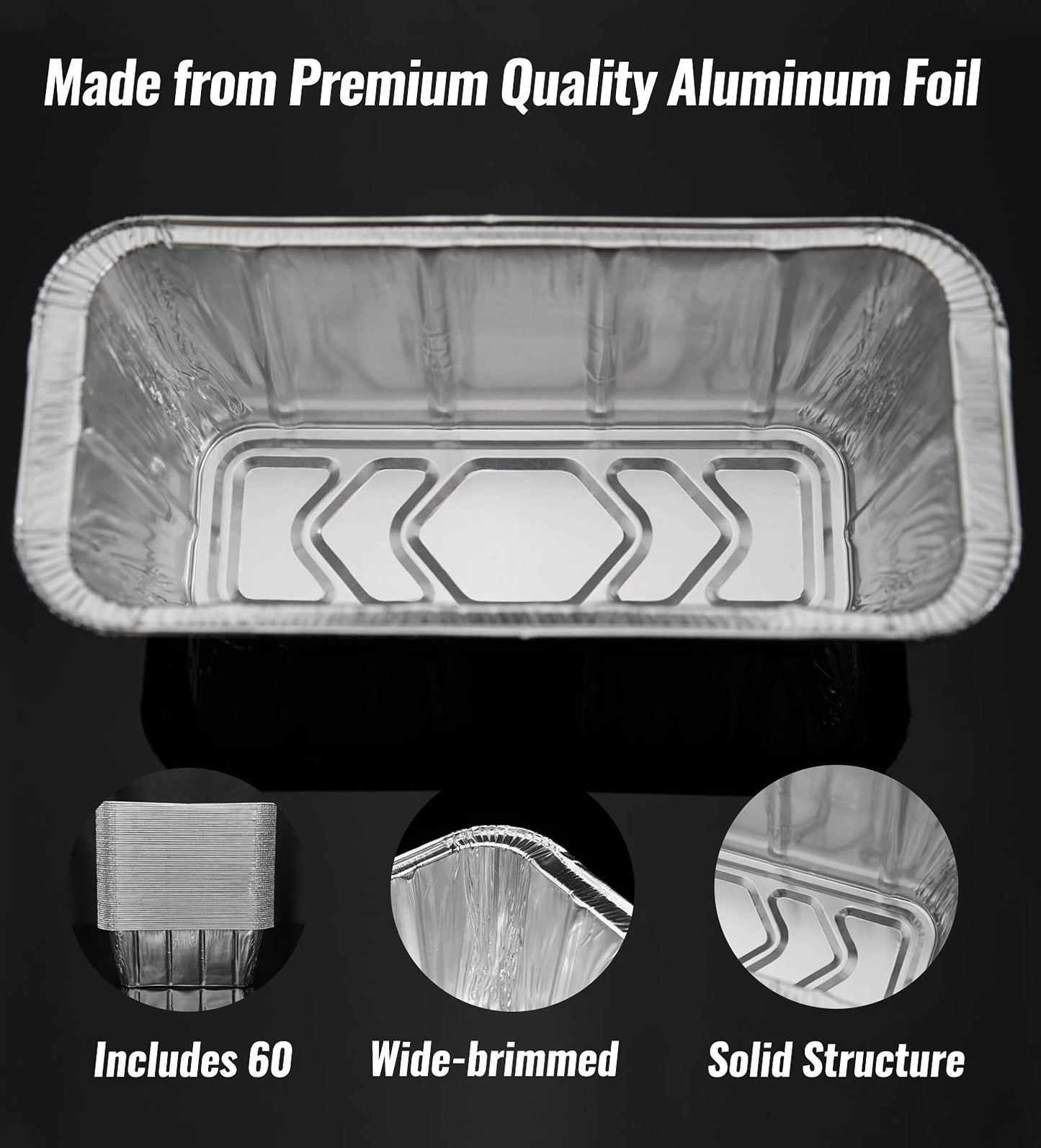 NUPICK 40 Pack Grease Cup Liners for Blackstone 17"/28"/36" Griddle, Drip Pan Liners for Blackstone 5017, Disposable Aluminum Foil Drip Pan Liner 🍁 All In One Marketplace Canada