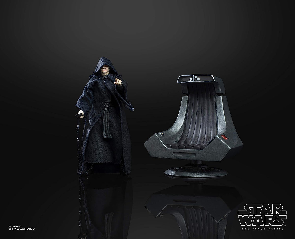 Hasbro - Star Wars The Black Series Emperor Palpatine Action Figure with Throne (preorder Q4 Pending )