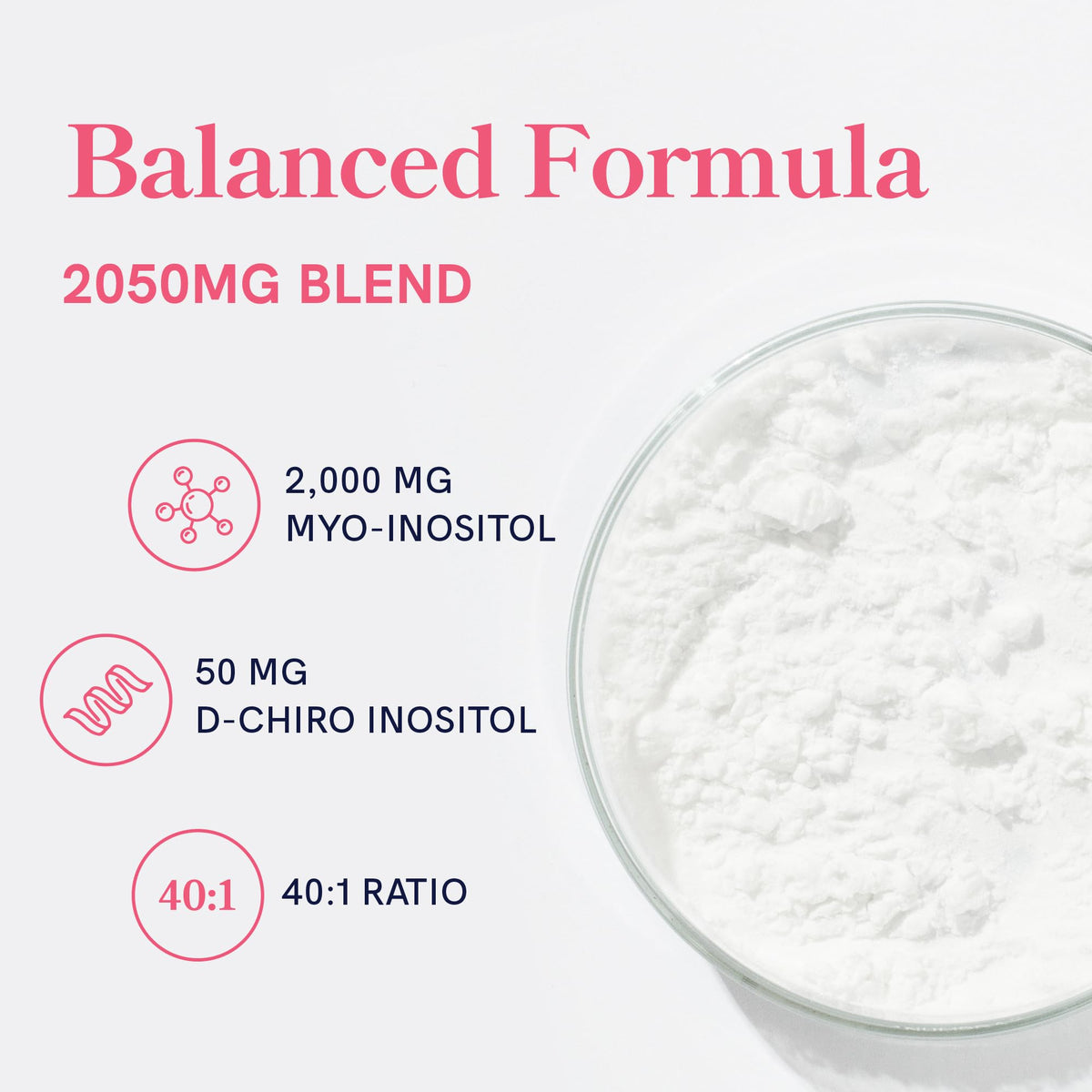Inositol | Hormone Balance for Women | Myo-Inositol & D-Chiro | Ideal 40:1 Ratio | Myoinositol 2000mg, D Chiro 50mg | Regulate Menstrual Cycle & Support Ovarian Health | 120 Ct (1 Month Supply) 🍁 All In One Marketplace Canada