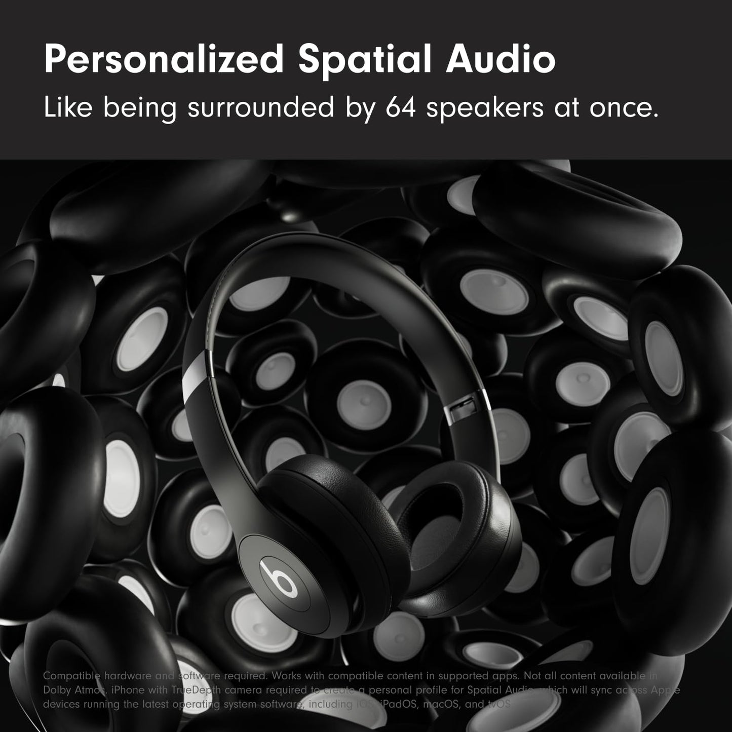 Beats Solo 4 - Wireless Bluetooth On-Ear Headphones, Apple & Android Compatible, Up to 50 Hours of Battery Life - Matte Black 🍁 All In One Marketplace Canada