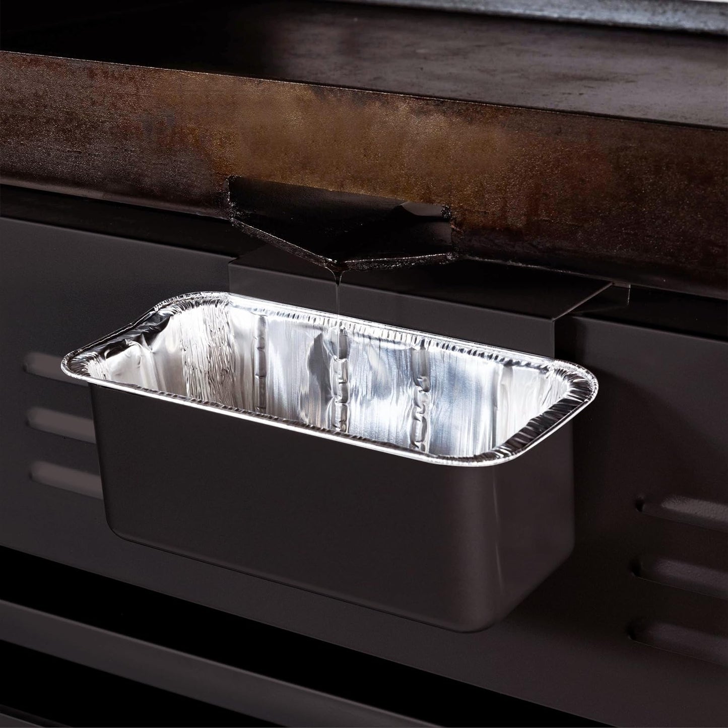 Rushare 40 Pack Drip Pan Liners for Blackstone 17"/22"/30"/28"/36" Griddle, Grease Cup Liners for Blackstone 5017, Disposable Aluminum Foil Drip Pan Liner, 8 x 3.7 Inch 🍁 All In One Marketplace Canada