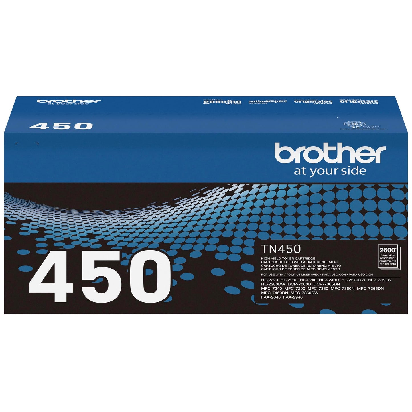 Brother original TN450 High-Yield Black Toner Cartridge, higher yield for value, original toner replacement cartridges, for Brother laser printers DCP-7060D, FAX-2840, HL-2230, MFC-7240 and more 🍁 All In One Marketplace Canada
