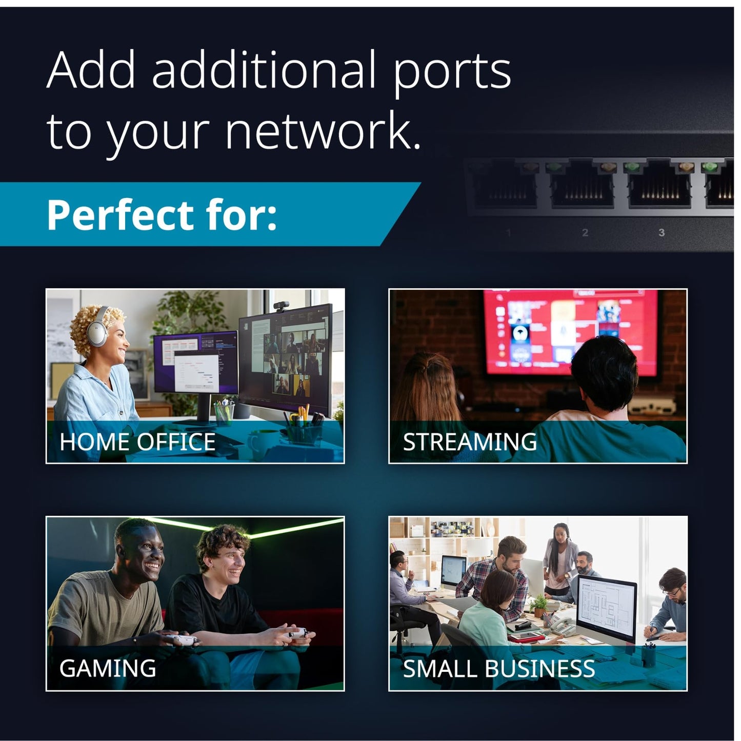D-Link DGS-105, 5 Port Gigabit Ethernet Switch Unmanaged, Network Splitter, Silent Fanless, Network Hub, Sturdy Metal with Shielded Ports, Desktop/Wall Mount, QoS, Energy Saving, Plug and Play 🍁 All In One Marketplace Canada