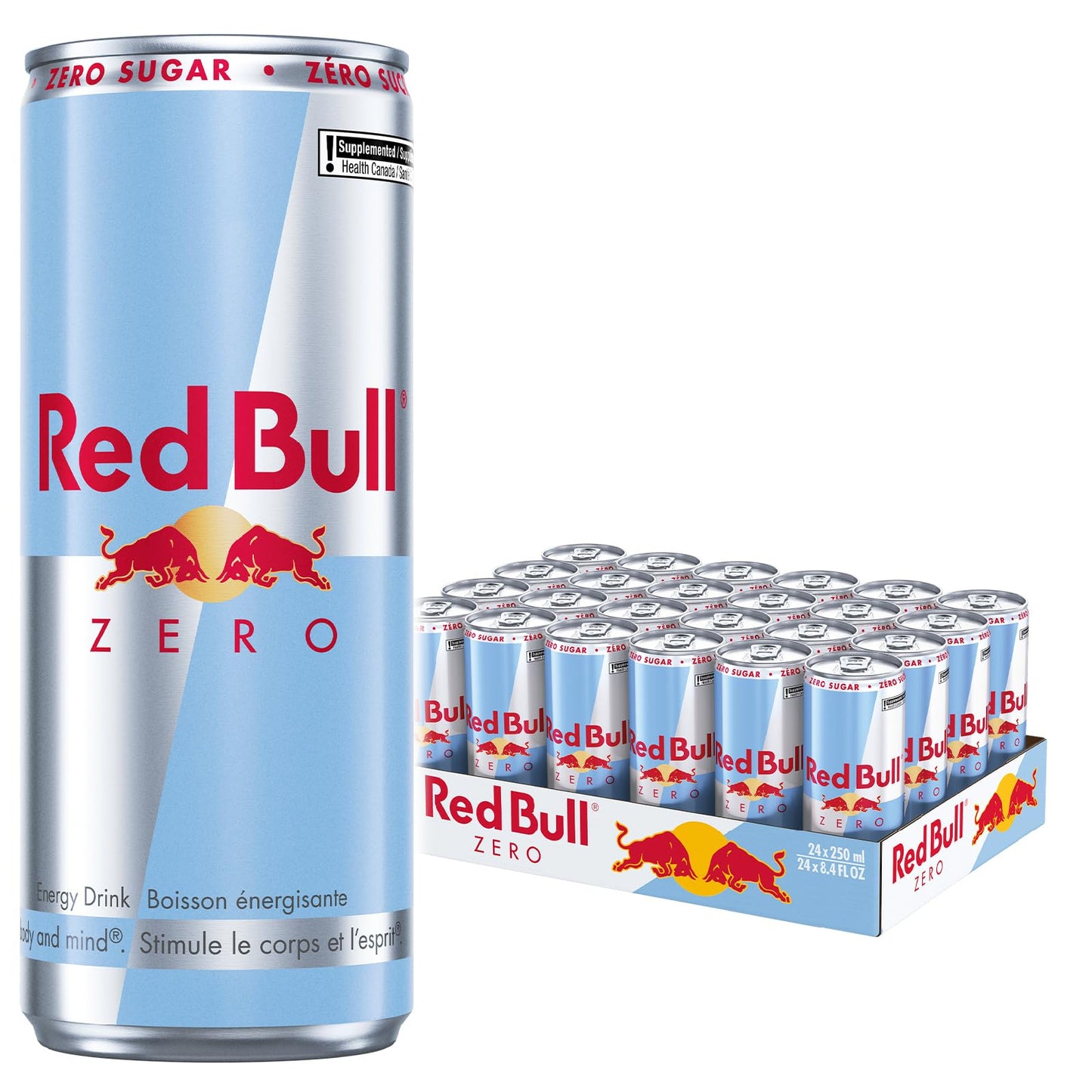 Red Bull Energy Drink, Zero, 250ml (24 pack) 🍁 All In One Marketplace Canada