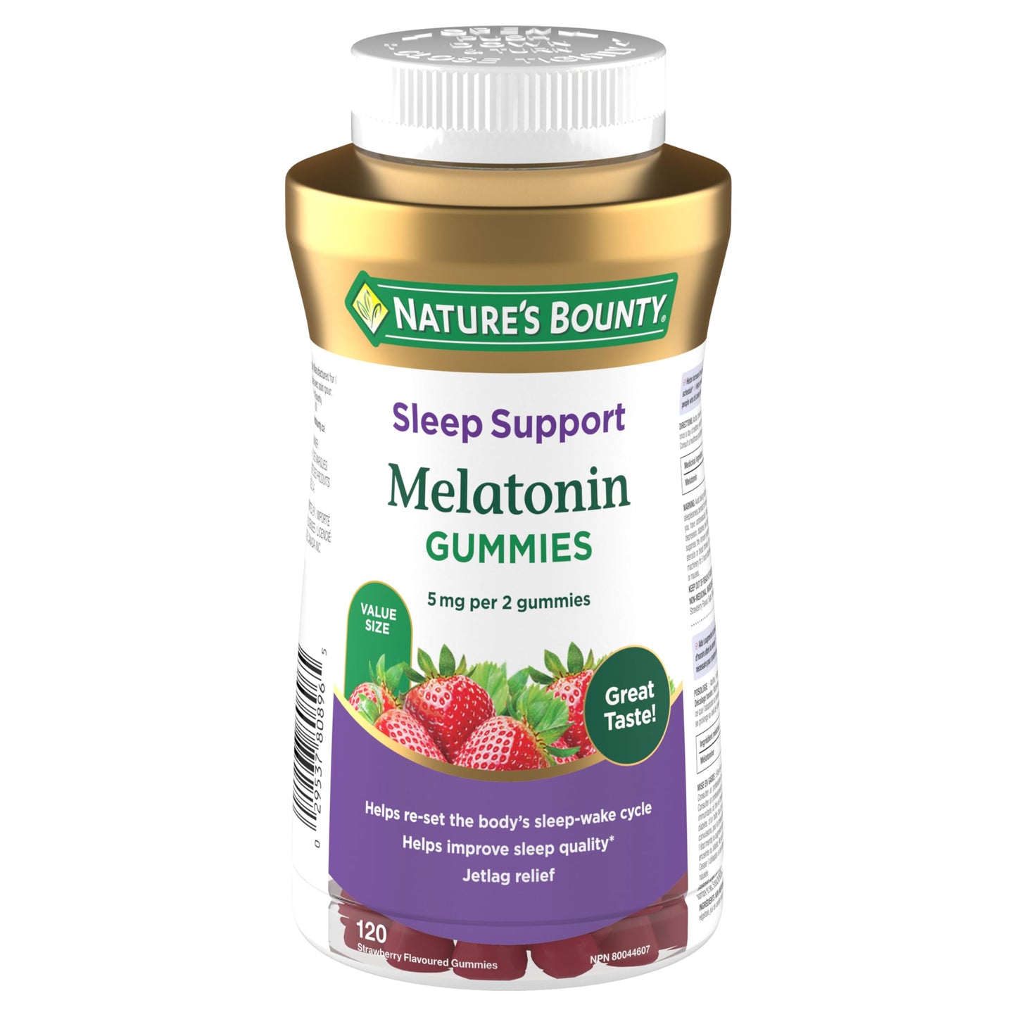 NATURE'S BOUNTY Melatonin, 2.5mg, Re-Sets the Body's Sleep Cycle & Improve Sleep Quality, 300 g 🍁 All In One Marketplace Canada
