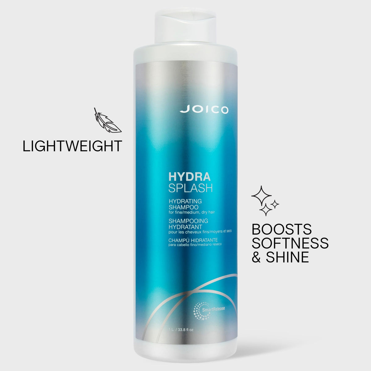 Joico HydraSplash Hydrating Shampoo for Fine to Medium Hair, Moisturizing Dry Damaged Hair with Keratin & Coconut Oil 🍁 All In One Marketplace Canada