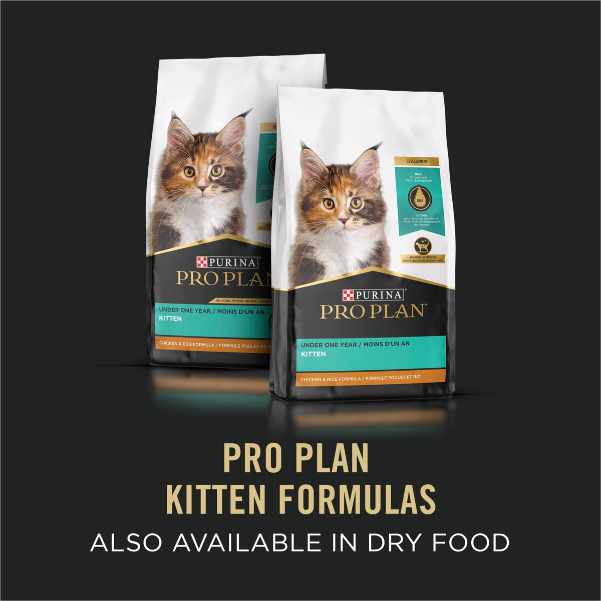 Purina Pro Plan Wet Cat Food, Focus, Kitten Ocean Whitefish and Tuna Entrée, 3-Ounce Can, Pack of 24 🍁 All In One Marketplace Canada