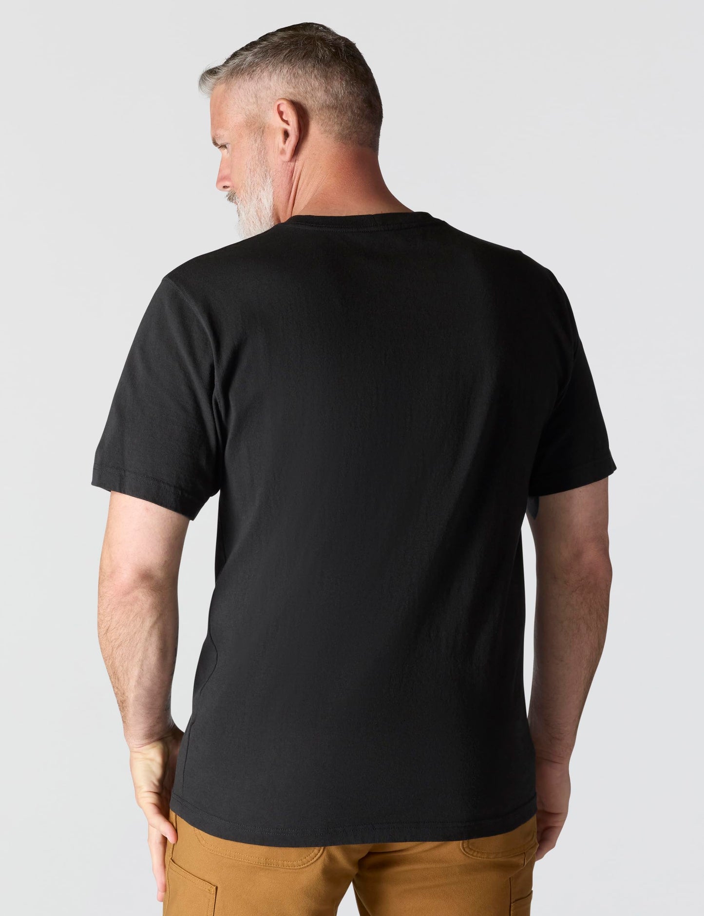 Carhartt Men's Big and Tall K87 Workwear Short Sleeve T-Shirt (Regular and Big & Tall Sizes), Black, X-Large 🍁 All In One Marketplace Canada