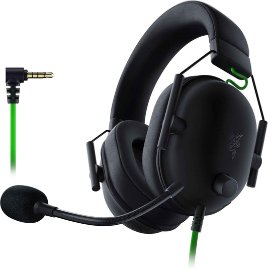 Razer BlackShark V2 X Gaming Headset: 50mm Drivers - Cardioid Mic - Memory Foam Cushion - Lightweight- Comfortable, Noise Isolating Earcups - for PC, PS4, PS5, Switch - 3.5mm Audio Jack - Black 🍁 All In One Marketplace Canada