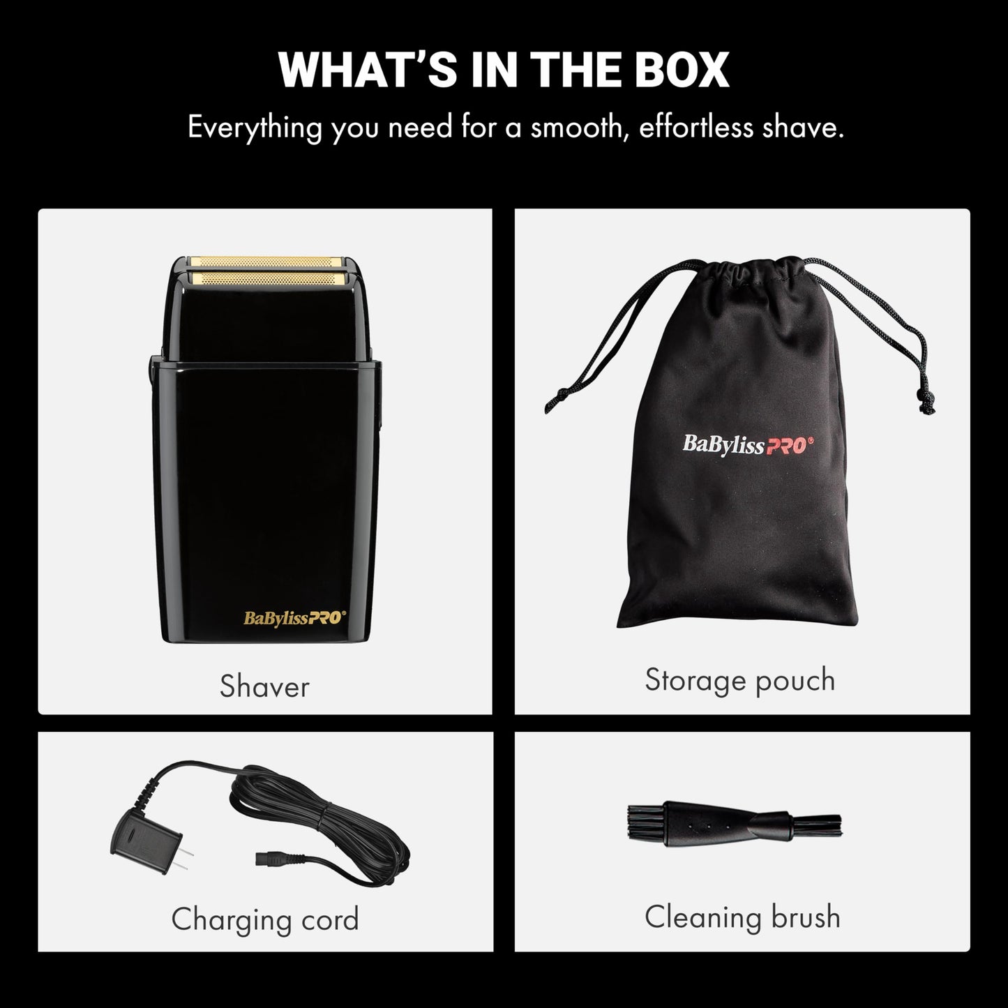 BaBylissPRO Barberology BlackFX Double Foil Shaver 🍁 All In One Marketplace Canada