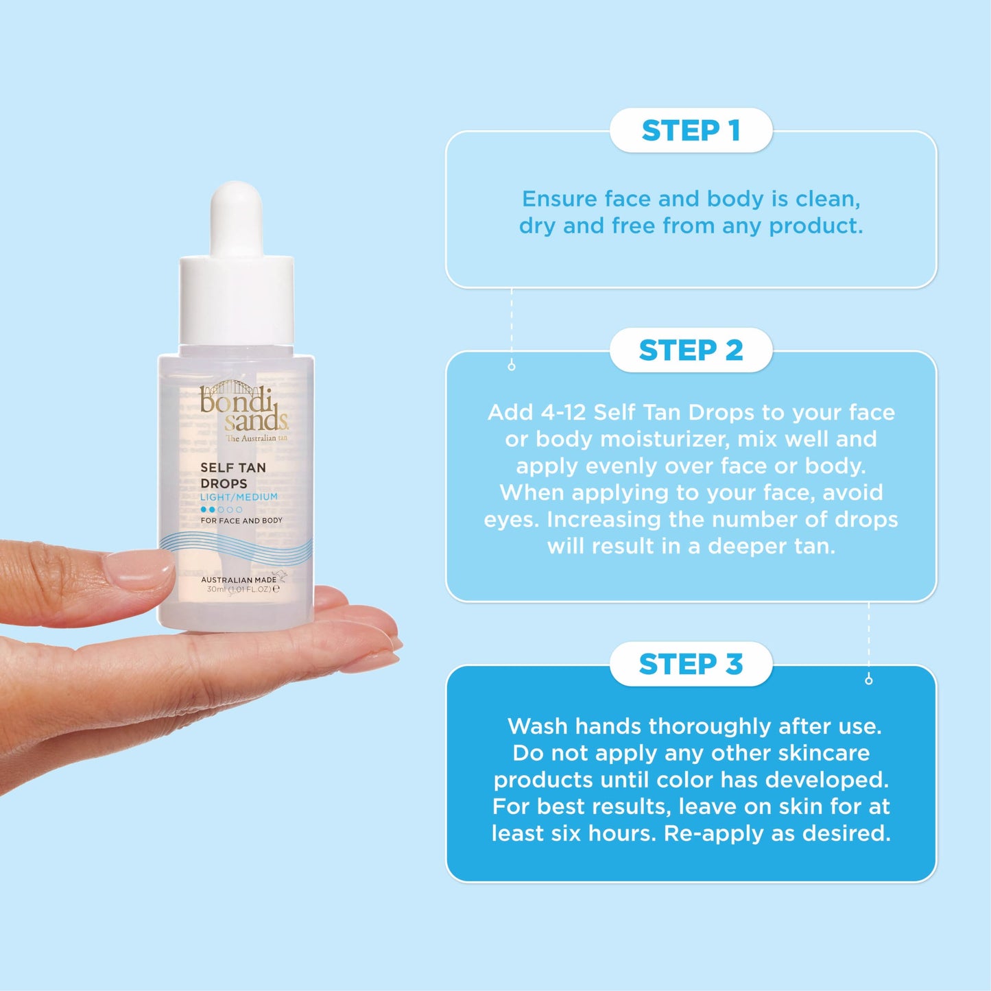 Bondi Sands Self Tanning Drops Light/Medium 30ml 🍁 All In One Marketplace Canada