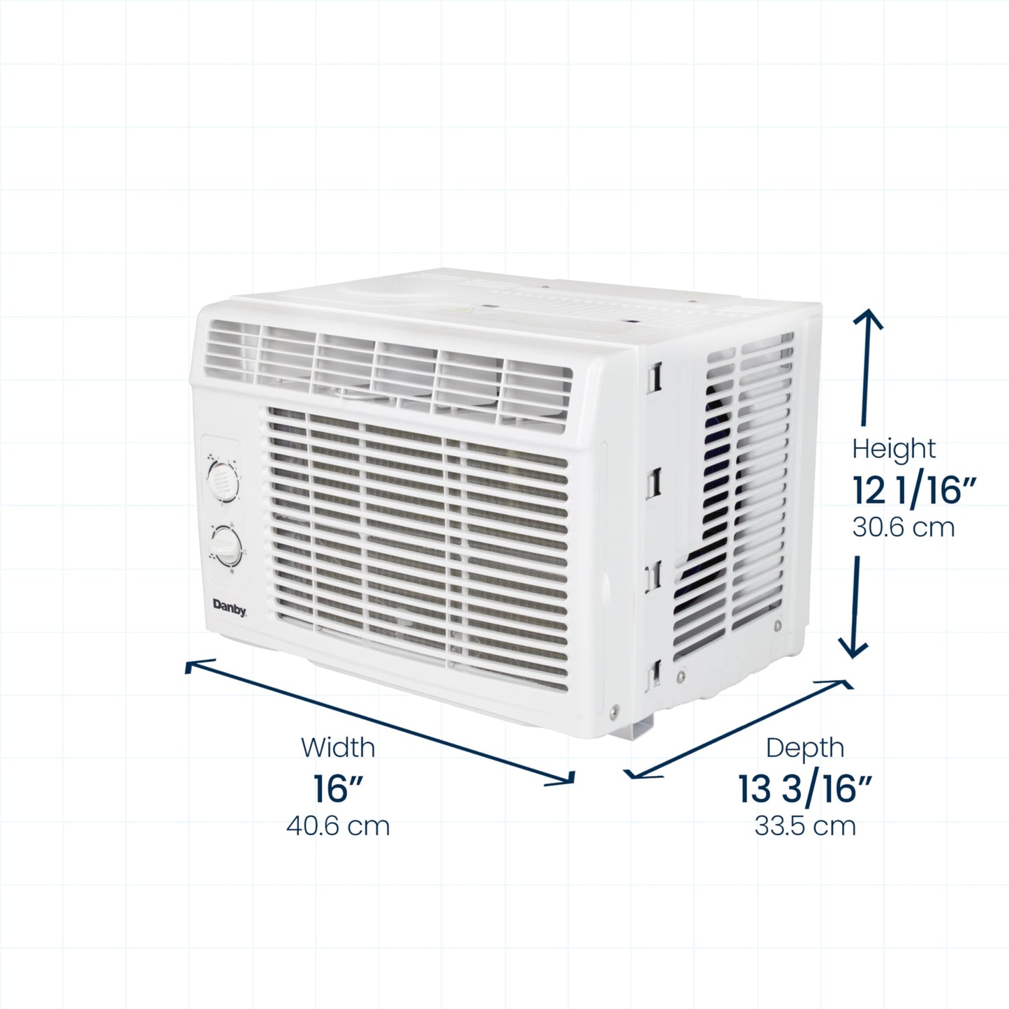Danby DAC050MB1WDB 5,000 BTU Window Air Conditioner, 2 Cooling and Fan Settings, Easy to Use Mechanical Rotary Controls, Ideal for Rooms Up to 150 Square Feet 🍁 All In One Marketplace Canada