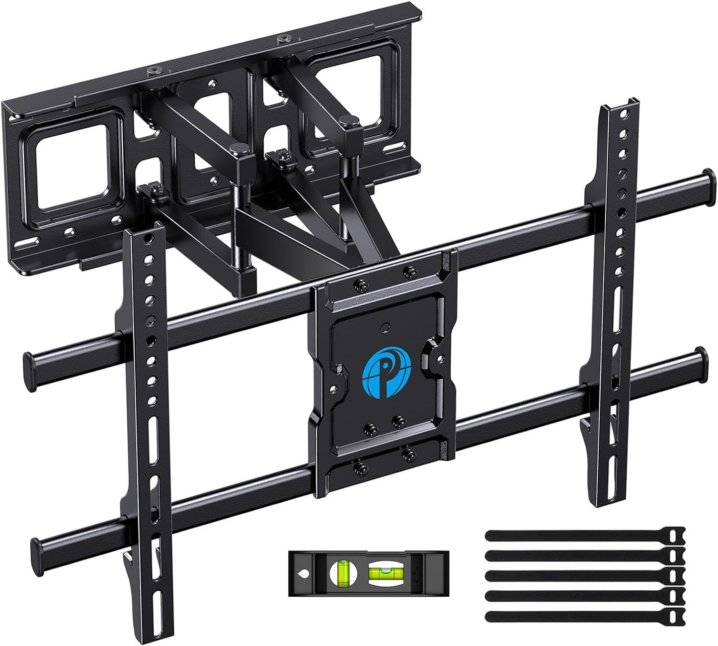Pipishell Full Motion TV Wall Mount for 37-84" Flat Curved TVs, Wall Mount TV Bracket with Dual Articulating Arms Swivel Tilt Rotation, TV Mount up to 132lbs Max VESA 600x400 Fit 12"-16" Wood Stud 🍁 All In One Marketplace Canada