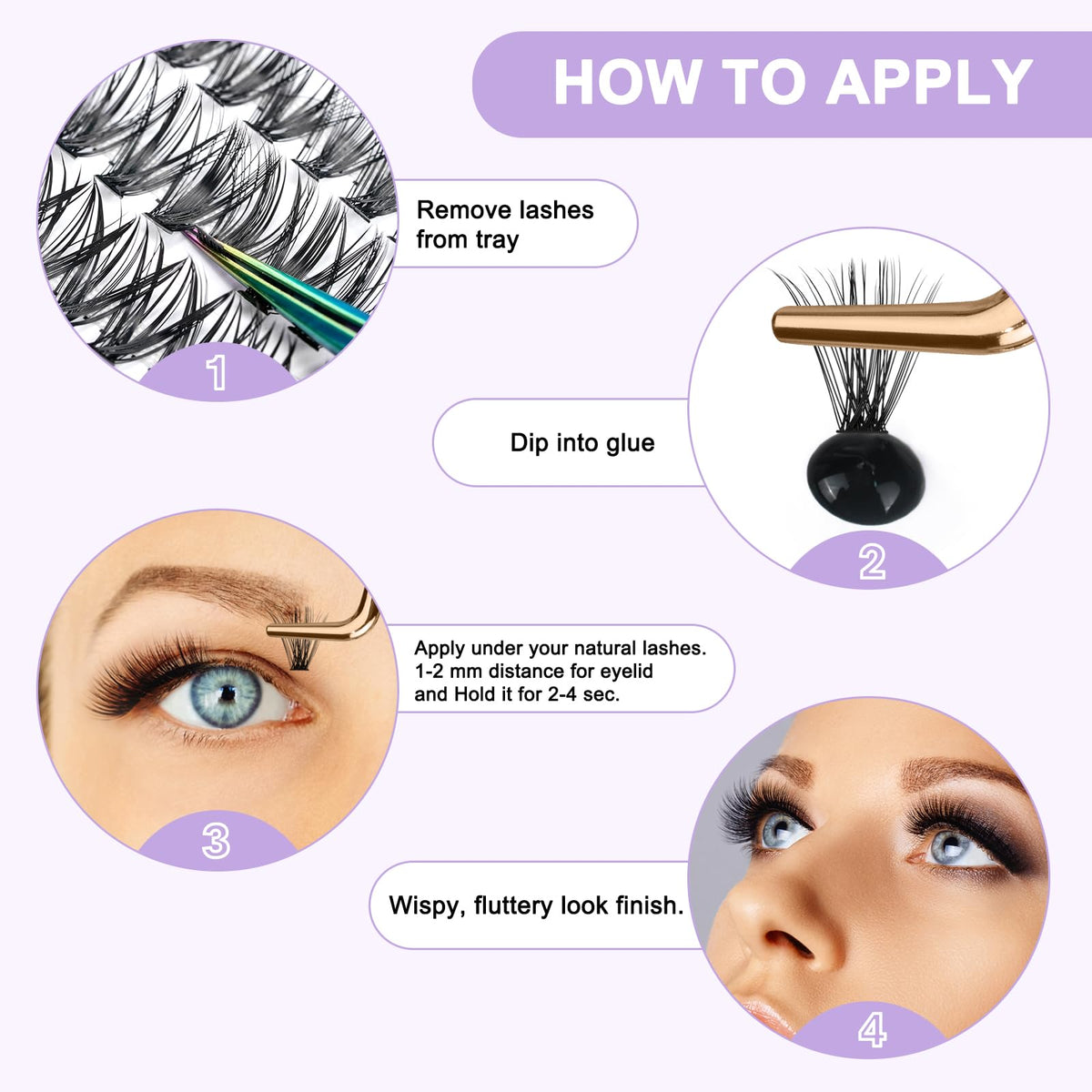 B&Qaugen Lash Clusters 280 Pcs 40D-0.07D-9-16MIX B&Q LASH Individual Lashes 10D 20D 30D 40D 50D Cluster Lashes C D Curl Eyelash Clusters Soft Volume DIY Lash Extensions at Home (40D-0.07D,9-16MIX) 🍁 All In One Marketplace Canada