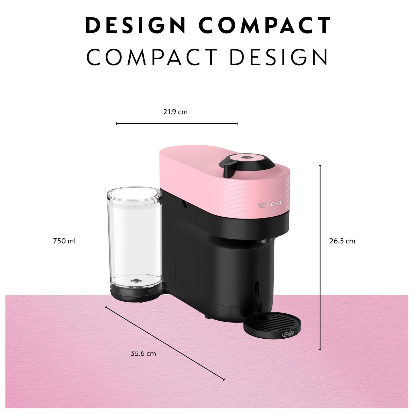 Nespresso Vertuo Pop+ Pod Coffee & Espresso Machine Pink 🍁 All In One Marketplace Canada
