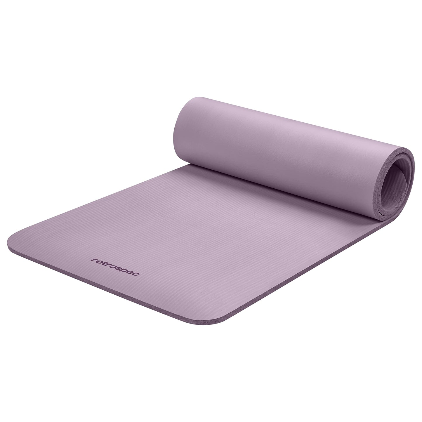 Retrospec Solana Yoga Mat 1" And 1/2" Thick With Nylon Strap for Men And Women - Non Slip Exercise Mat For Home Yoga, Pilates, Stretching, Floor And Fitness Workouts 🍁 All In One Marketplace Canada