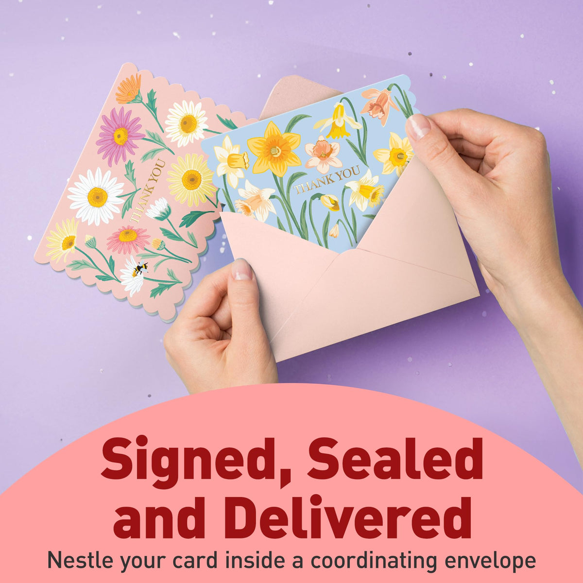 S&O Floral Thank You Cards with Envelopes – 36 Blank Cards – 4 Assorted Sunlit Meadows Designs with Gold Foil – 3.5x5" Pastel Thank You Note Cards – Pink, Green, Yellow & Blue Envelopes 🍁 All In One Marketplace Canada