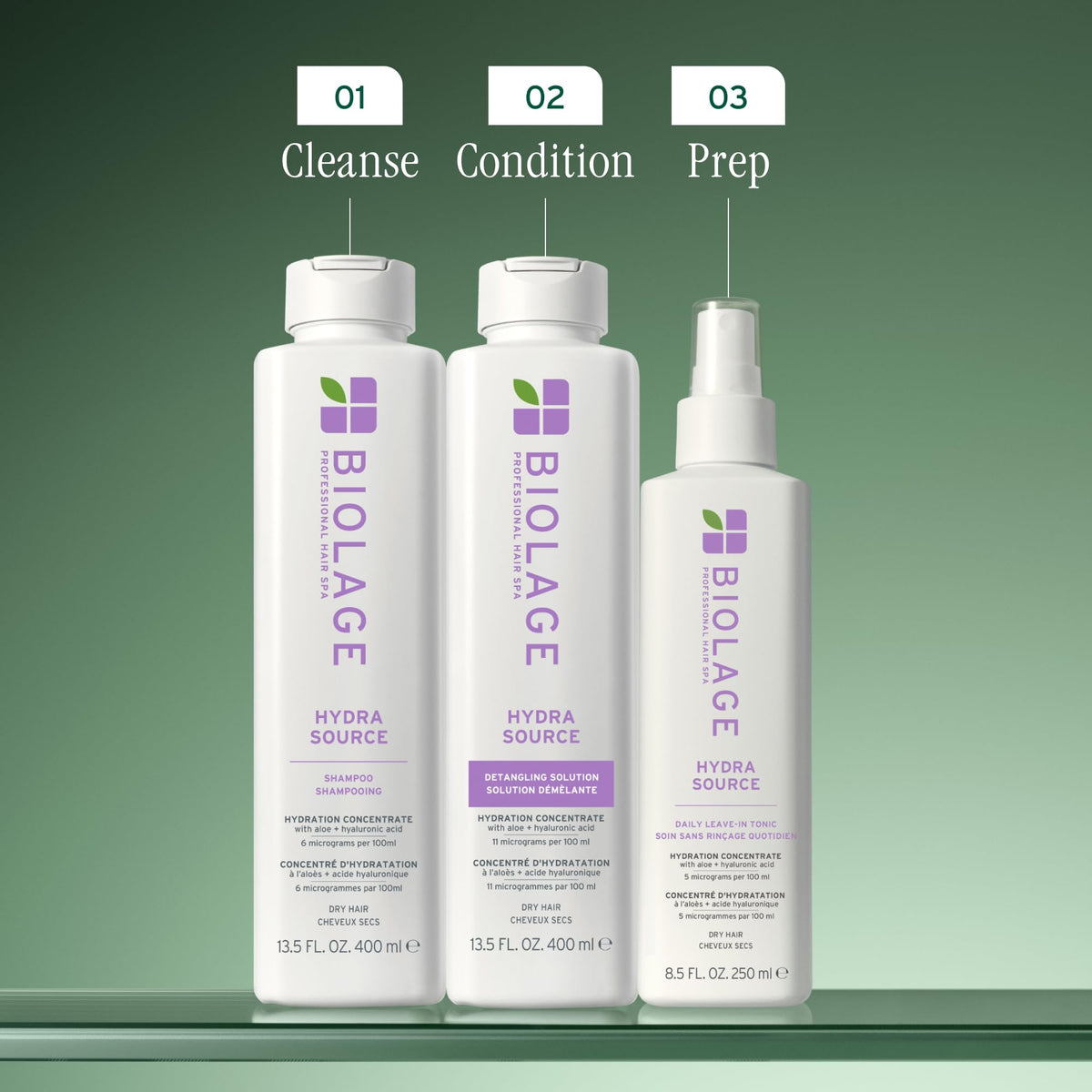 BIOLAGE Conditioner, HydraSource Detangling Solution, Detangles & Controls Static For Less Frizz & Fly-Aways, For Dry Hair, Paraben Free, Vegan 🍁 All In One Marketplace Canada
