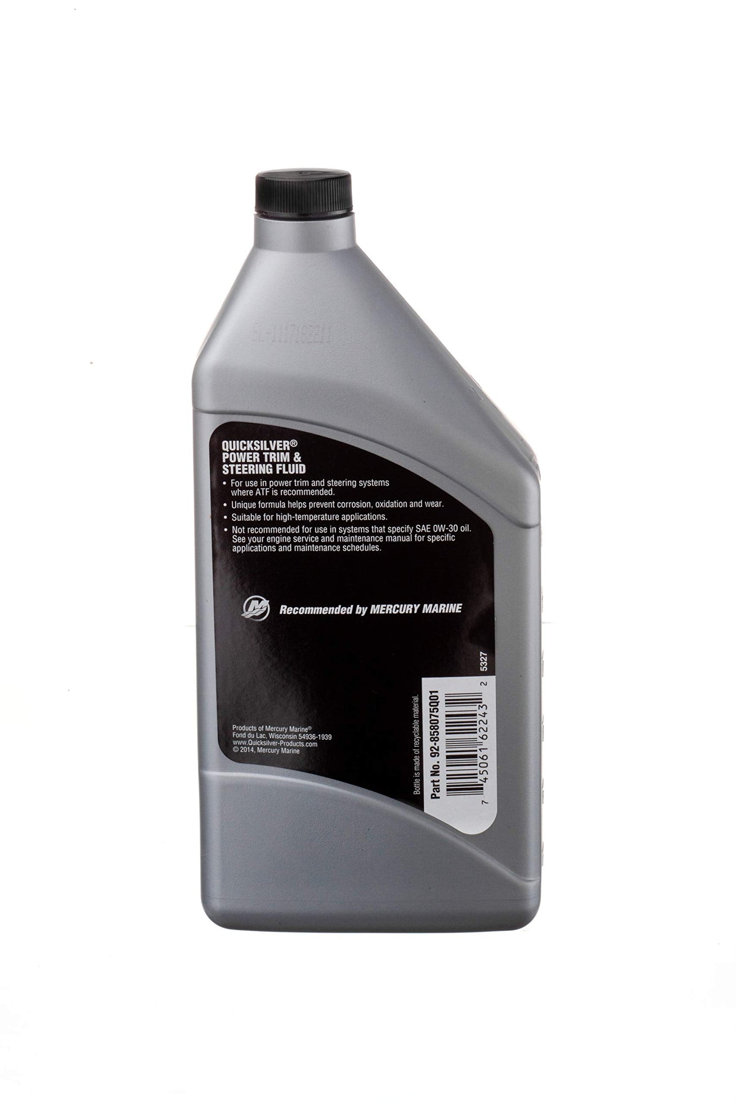 Quicksilver 858075Q01 Power Trim and Steering Fluid, 32 Oz. Bottle 🍁 All In One Marketplace Canada