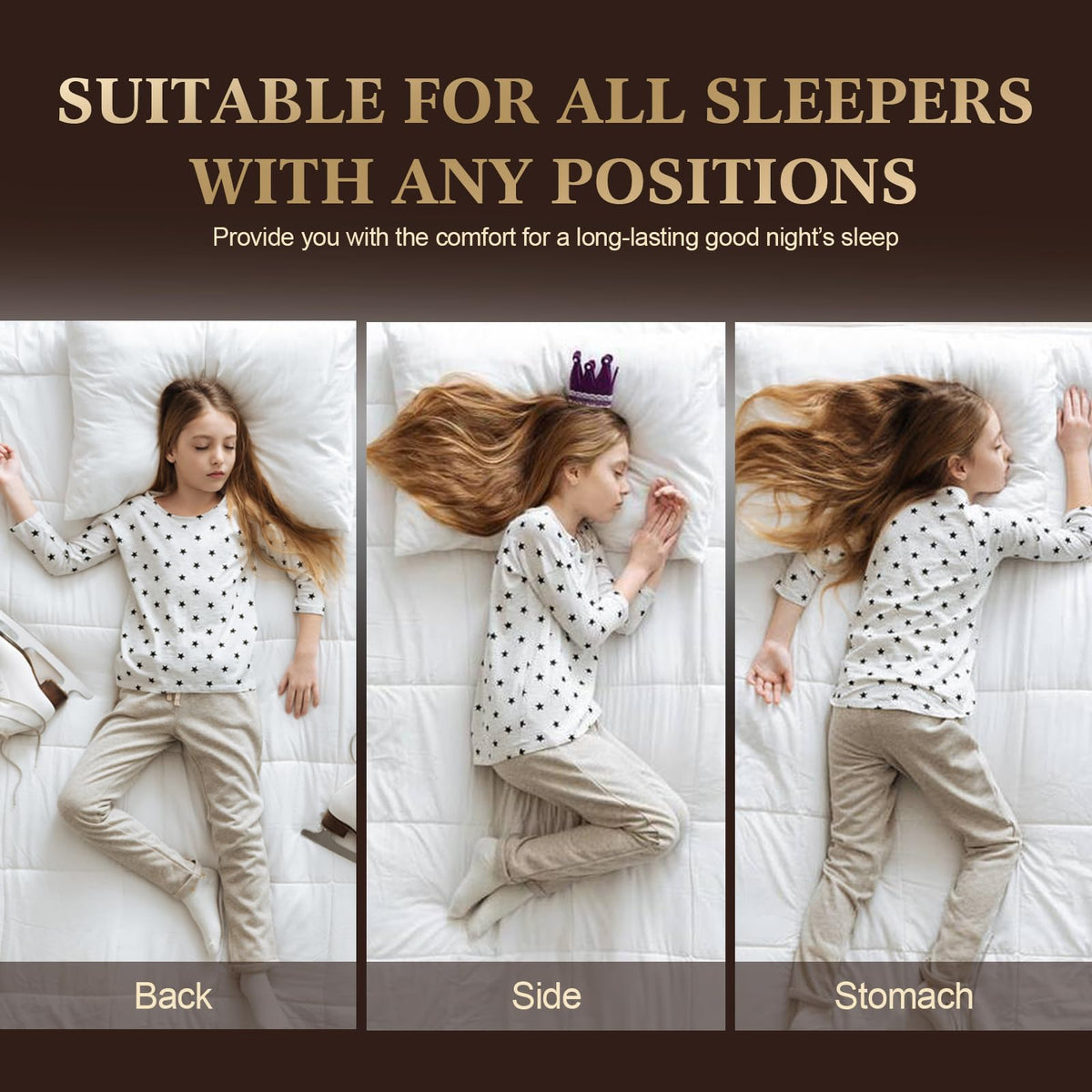 SHERWOOD Pillows Queen Size 2 Pack Hotel Pillow with Cotton Cover and Down Alternative Fiber Fill Bed Pillow for Sleeping(White, Queen 20x30 inch) 🍁 All In One Marketplace Canada